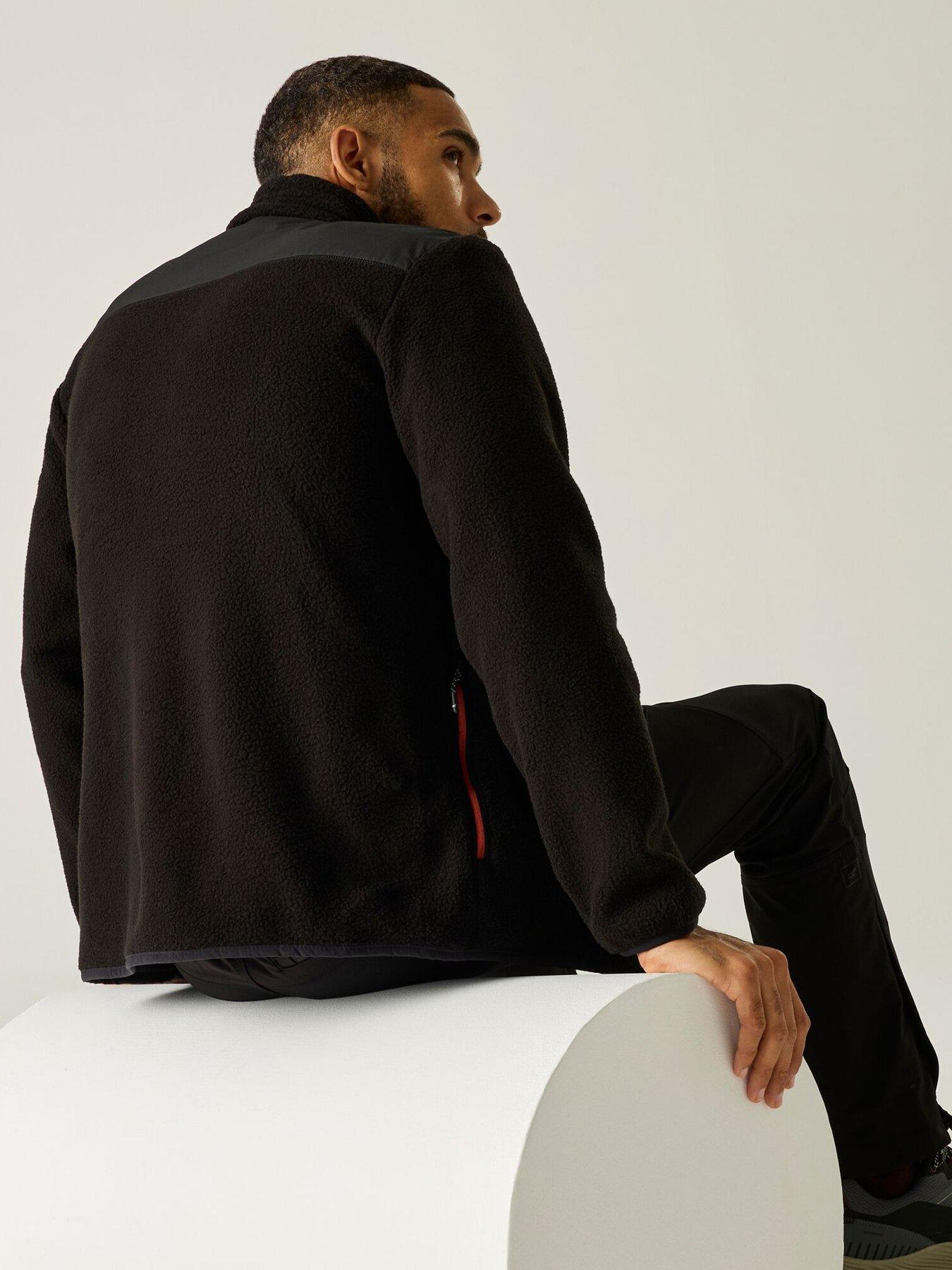 Image 3 of 7 of Regatta Mens Morran Wr Fleece Fleece -black (burnt Henna).