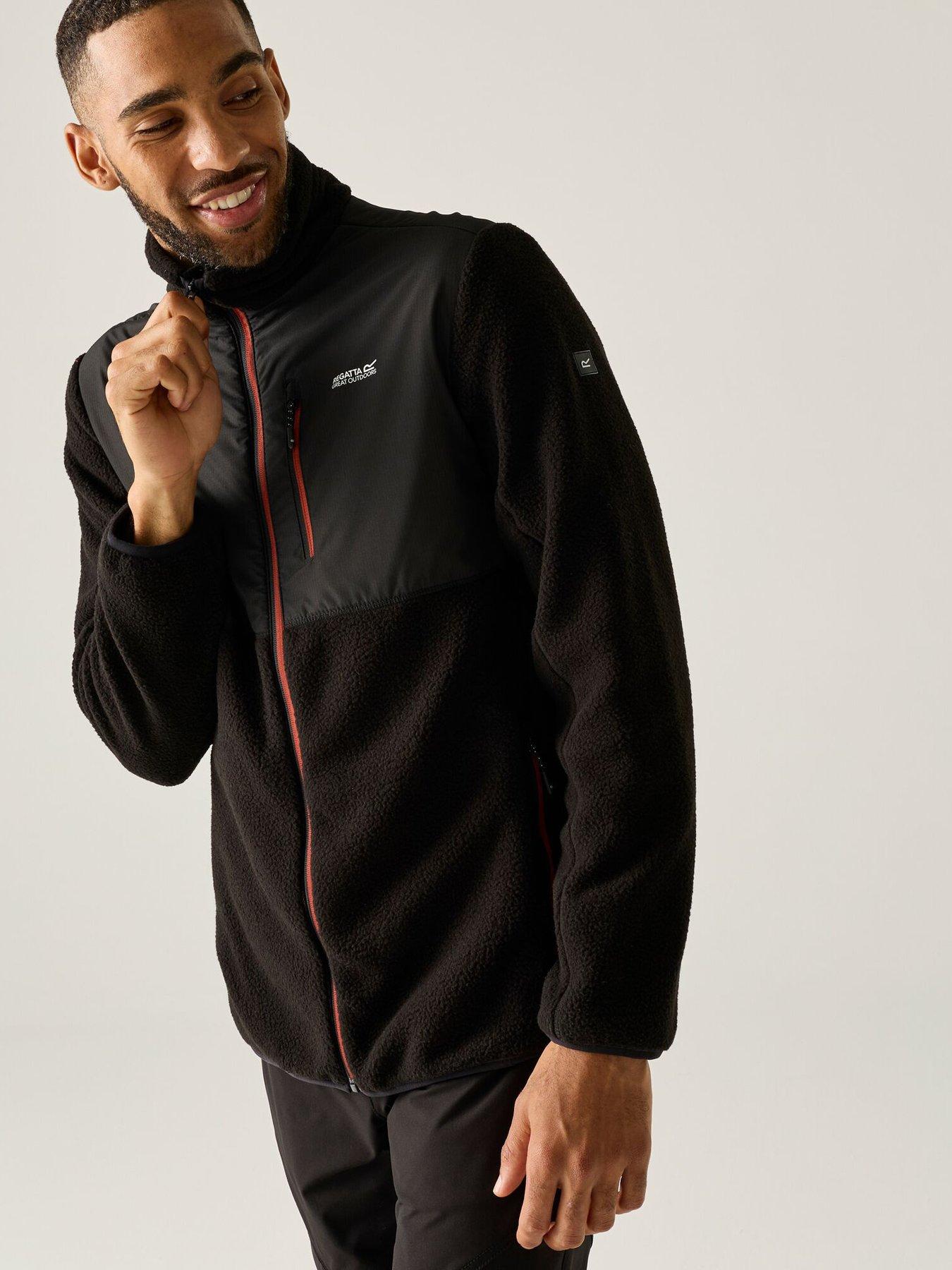 Image 5 of 7 of Regatta Mens Morran Wr Fleece Fleece -black (burnt Henna).