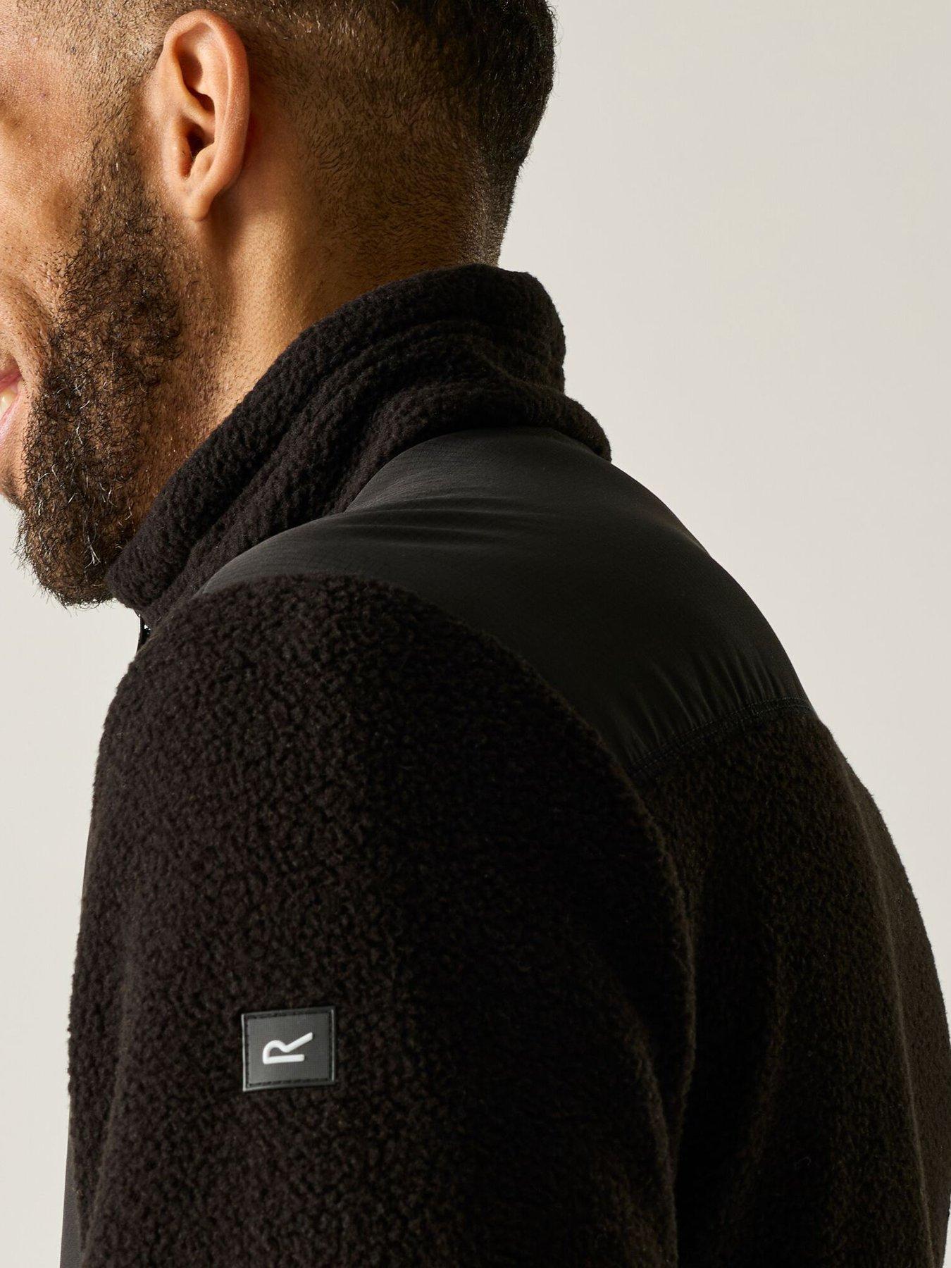 Image 6 of 7 of Regatta Mens Morran Wr Fleece Fleece -black (burnt Henna).