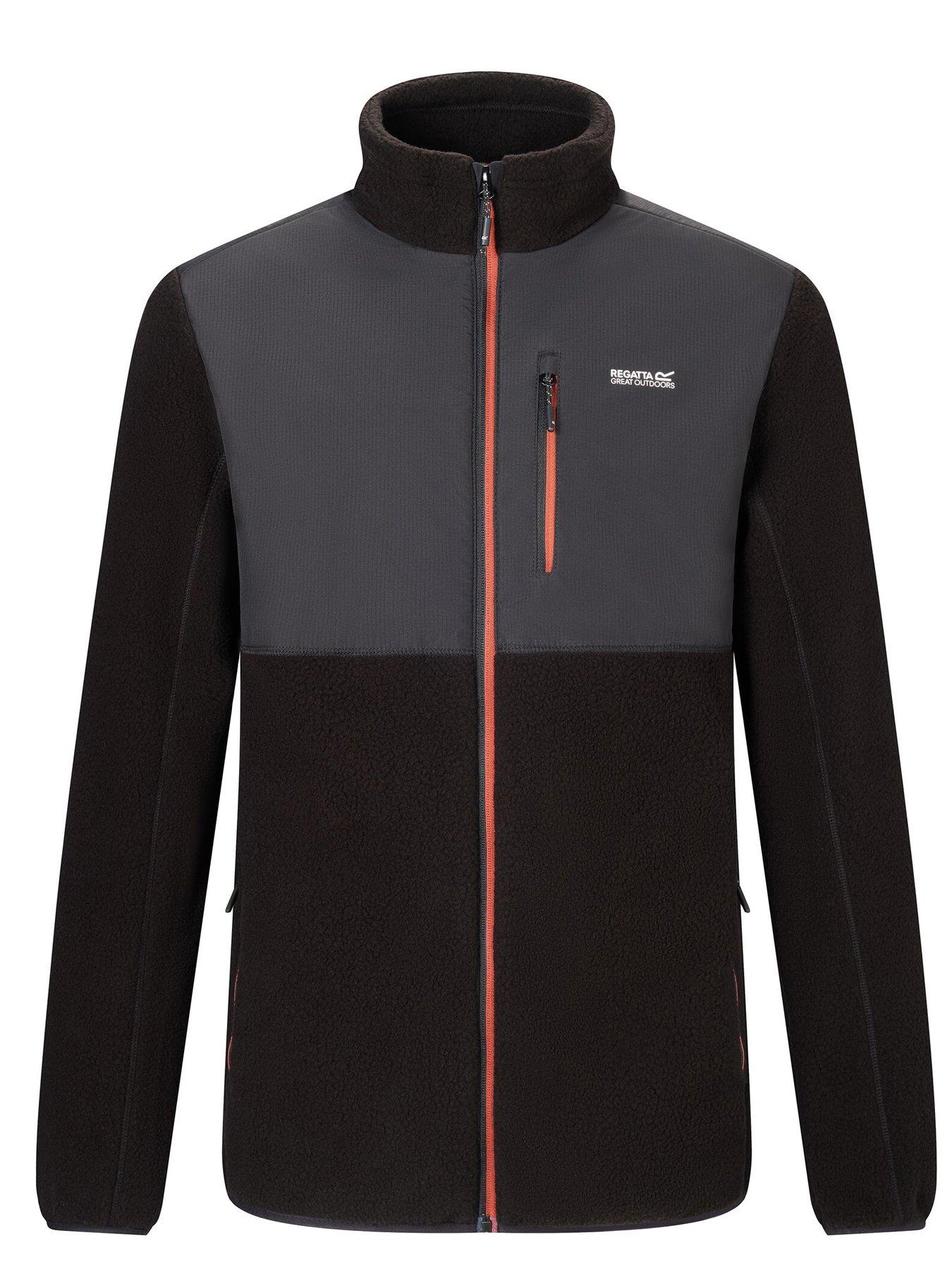 Image 7 of 7 of Regatta Mens Morran Wr Fleece Fleece -black (burnt Henna).