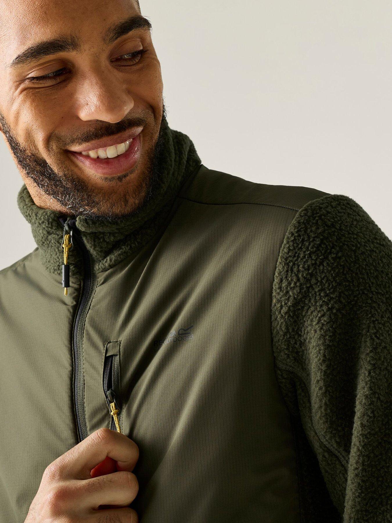 Image 4 of 7 of Regatta Mens Morran Wr Fleece Fleece -dark Khaki.