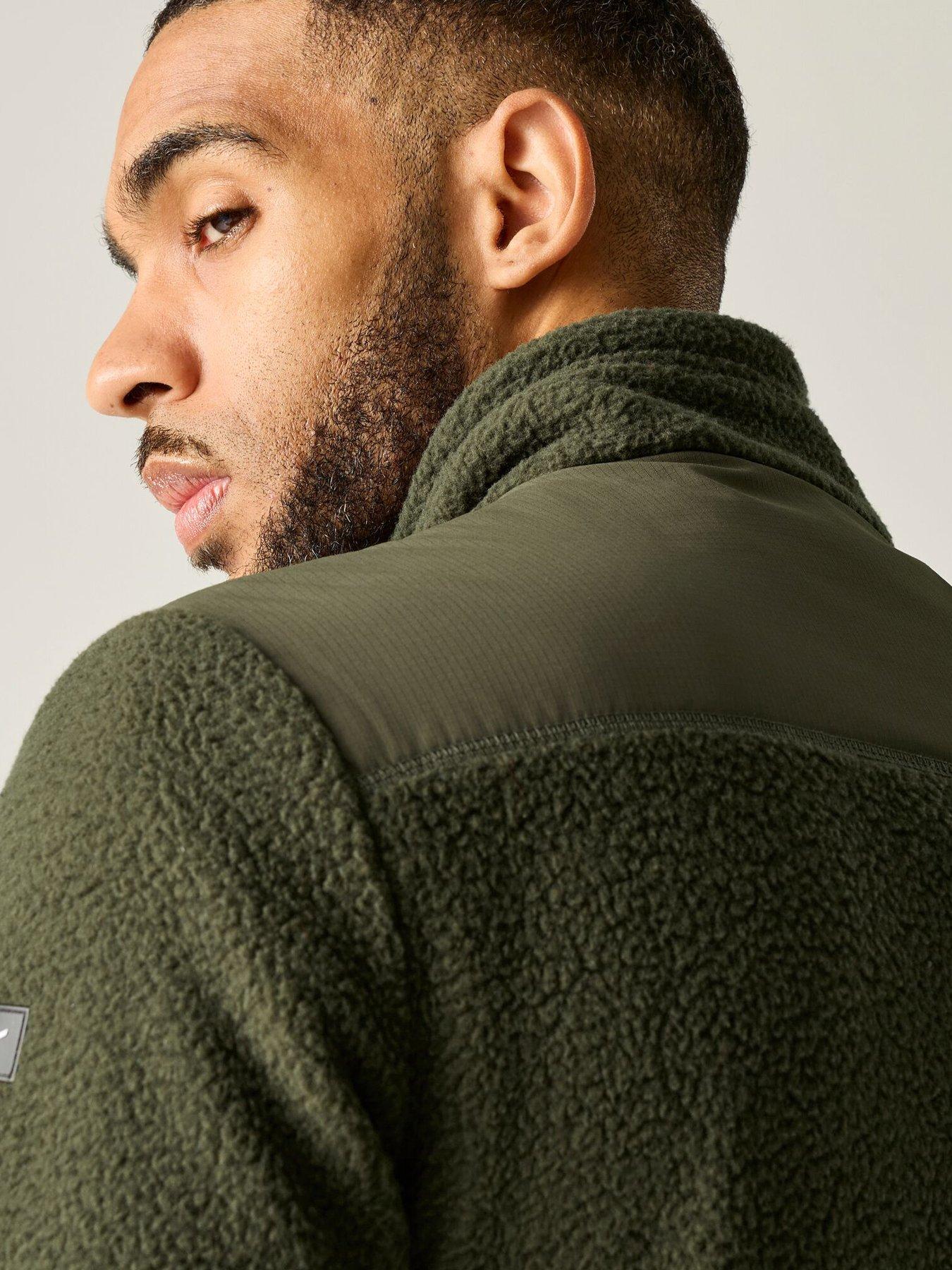 Image 6 of 7 of Regatta Mens Morran Wr Fleece Fleece -dark Khaki.