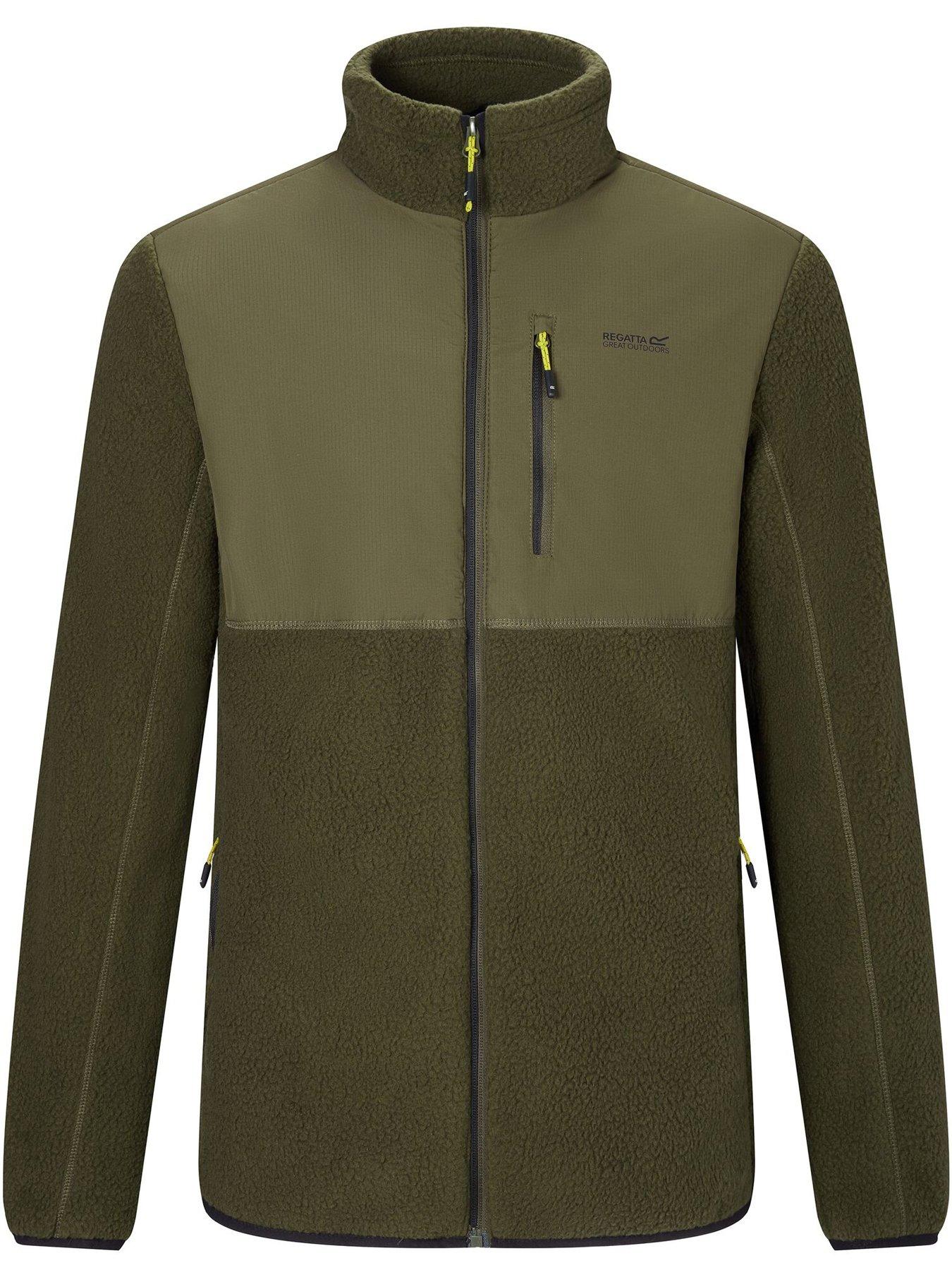 Image 7 of 7 of Regatta Mens Morran Wr Fleece Fleece -dark Khaki.