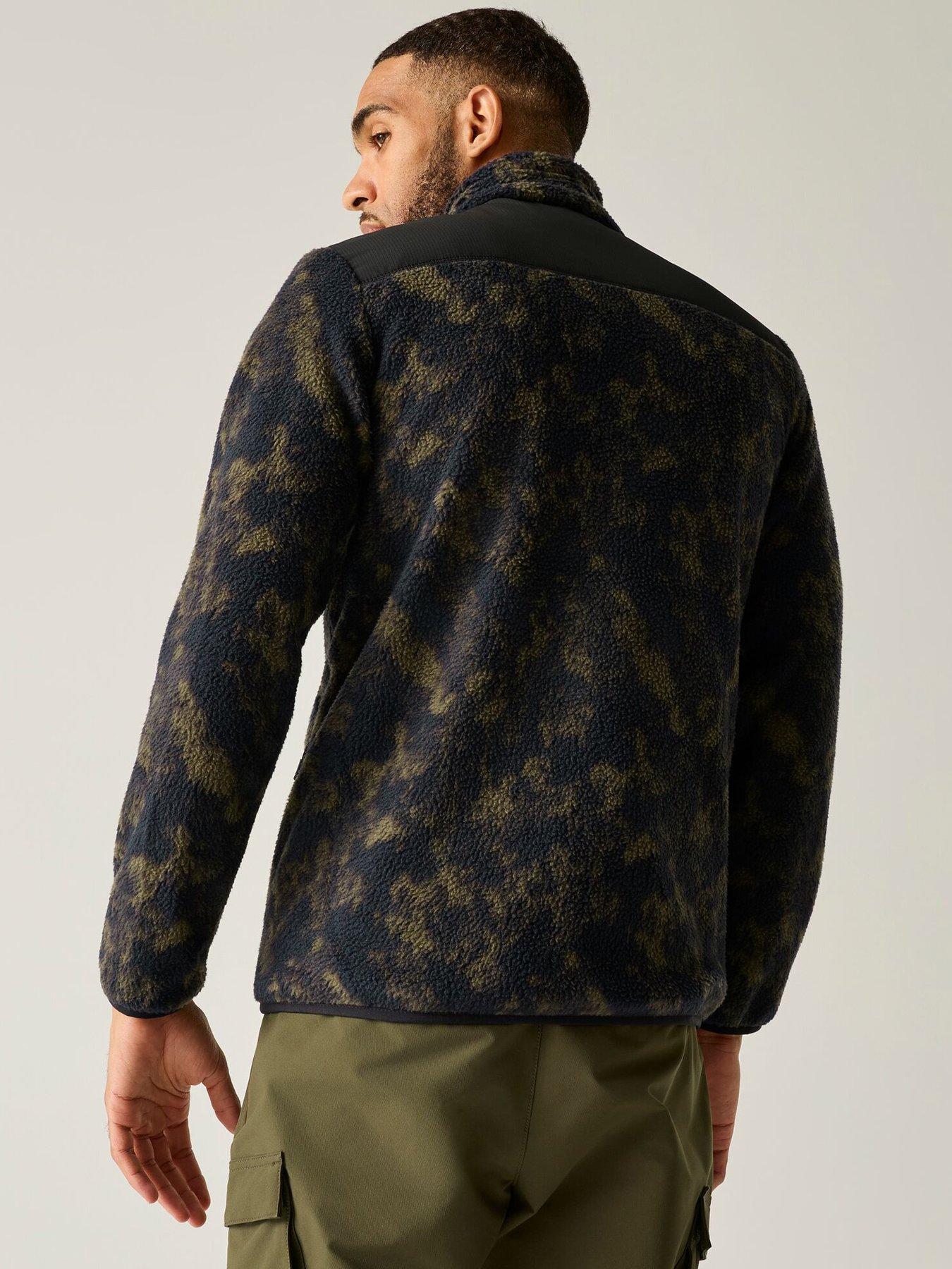 Image 2 of 6 of Regatta Mens Morran Wr Fleece Fleece -textured Print/black.