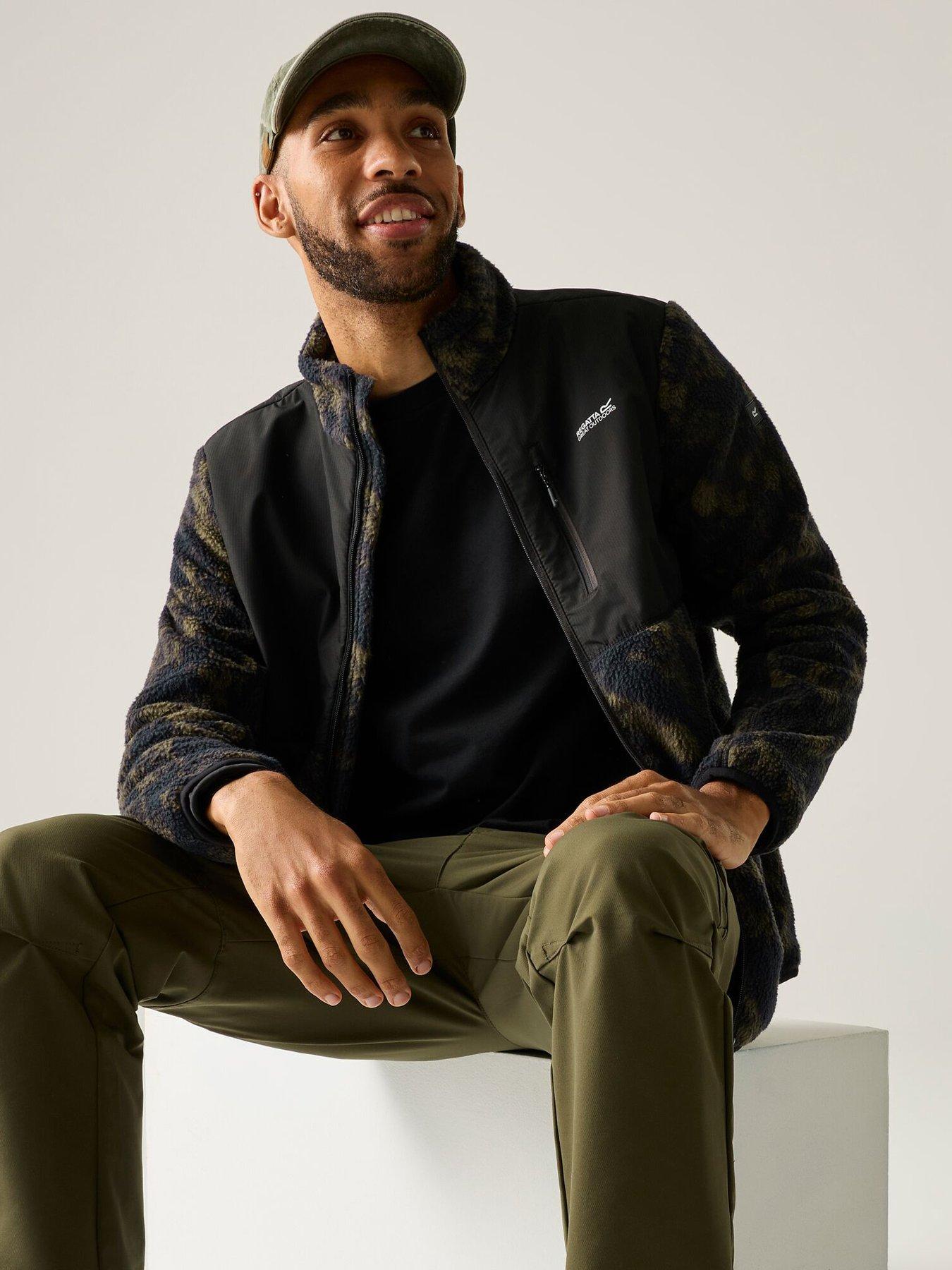 Image 3 of 6 of Regatta Mens Morran Wr Fleece Fleece -textured Print/black.
