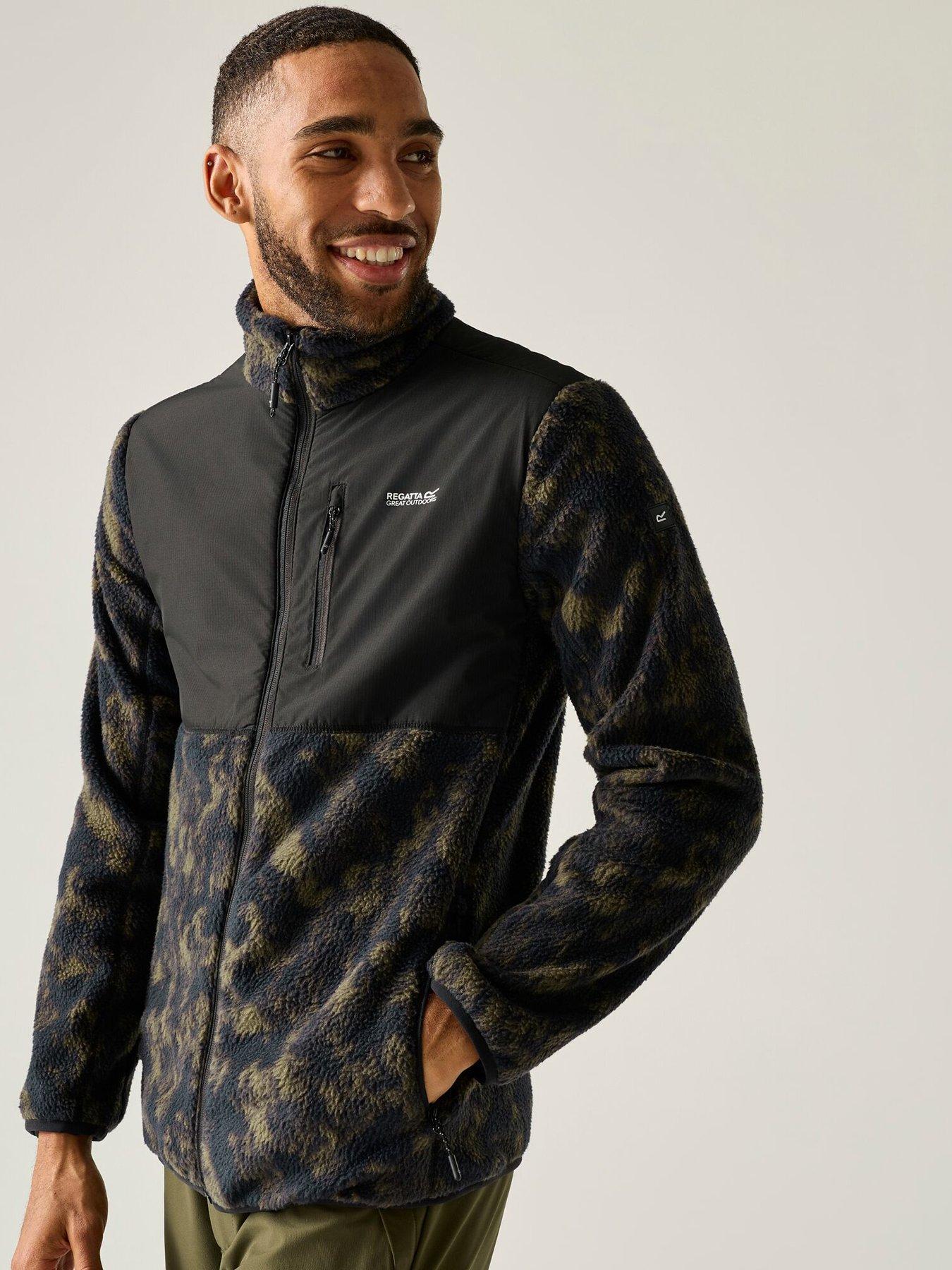 Image 5 of 6 of Regatta Mens Morran Wr Fleece Fleece -textured Print/black.