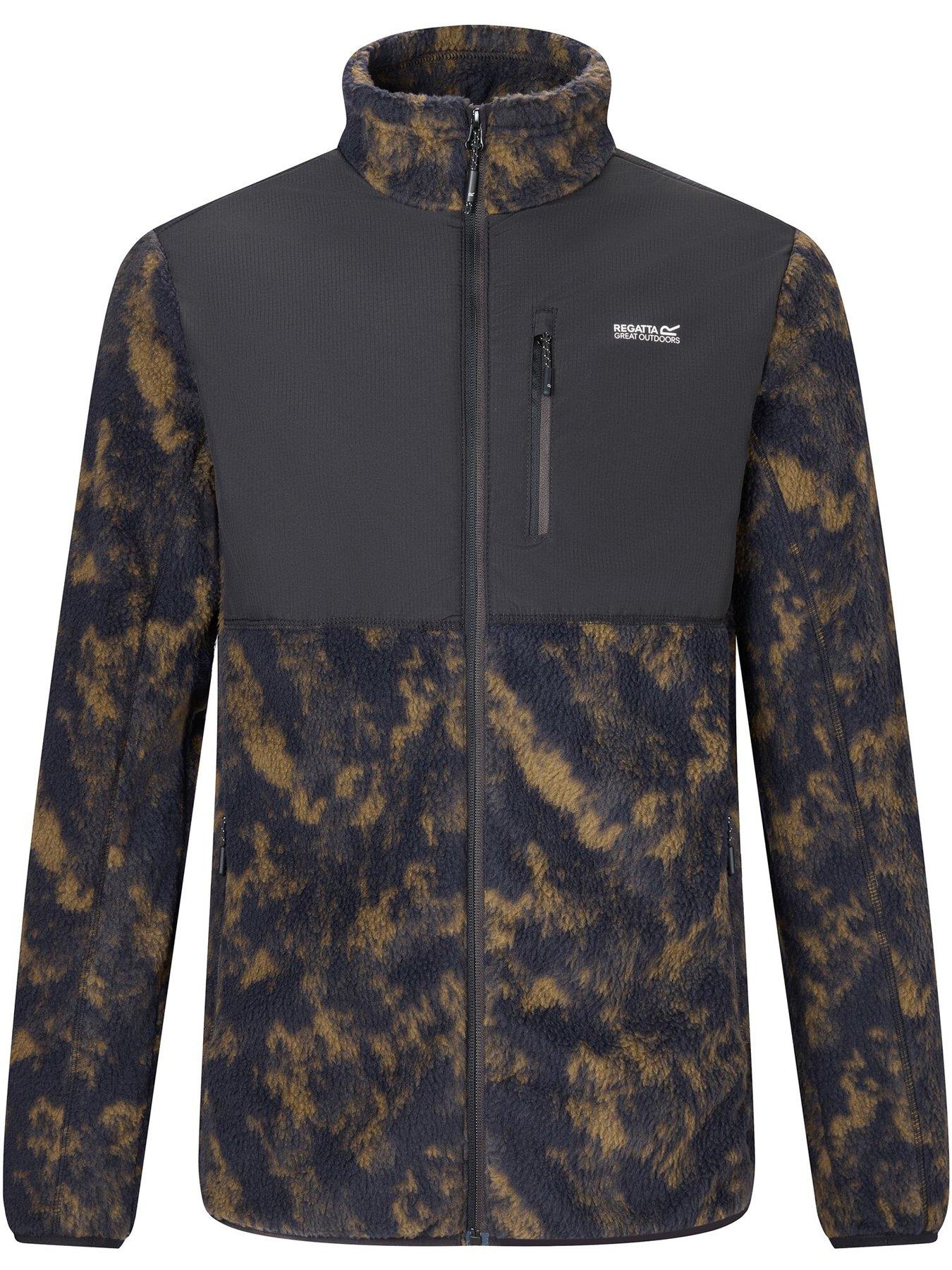 Image 6 of 6 of Regatta Mens Morran Wr Fleece Fleece -textured Print/black.