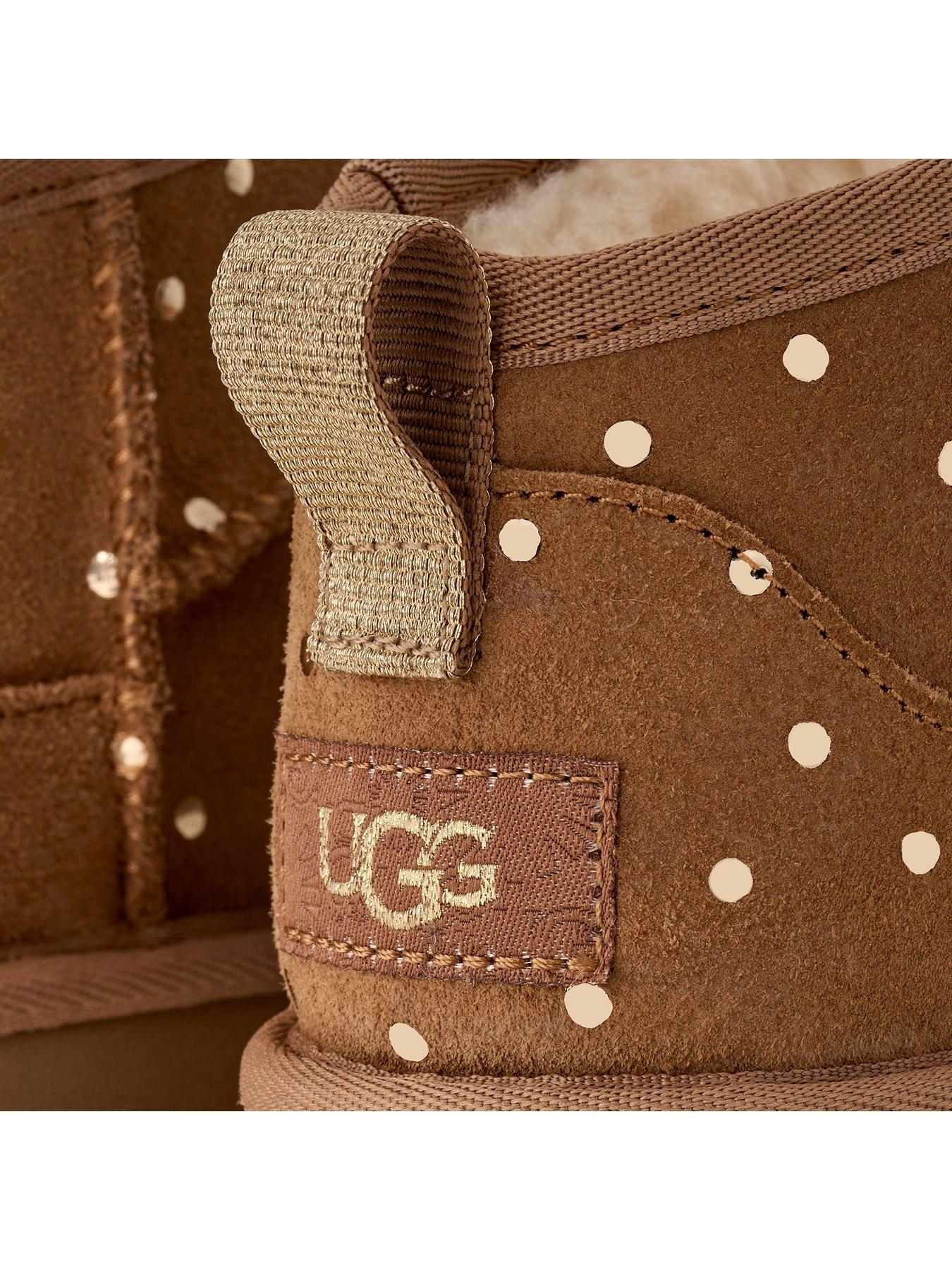 Image 5 of 5 of UGG Junior Classic Ultra Mini Shiny Dots - Chestnut