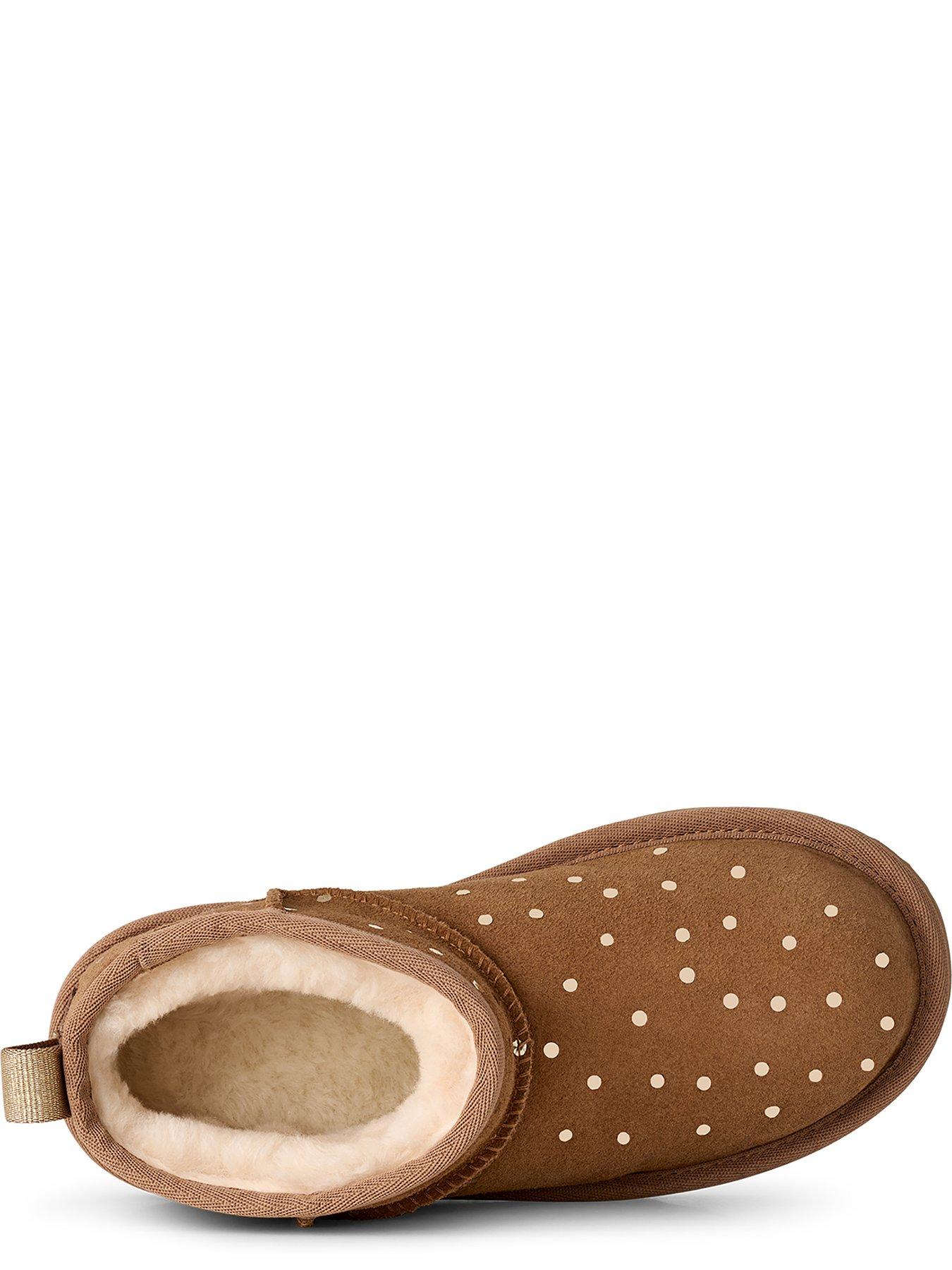 Image 4 of 6 of UGG Infant Classic Ultra Mini Shiny Dots - Chestnut