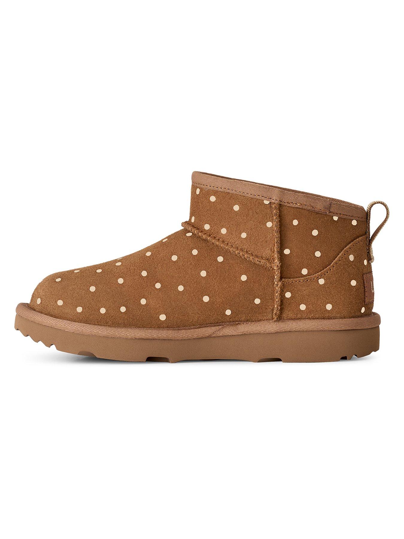 Image 6 of 6 of UGG Infant Classic Ultra Mini Shiny Dots - Chestnut