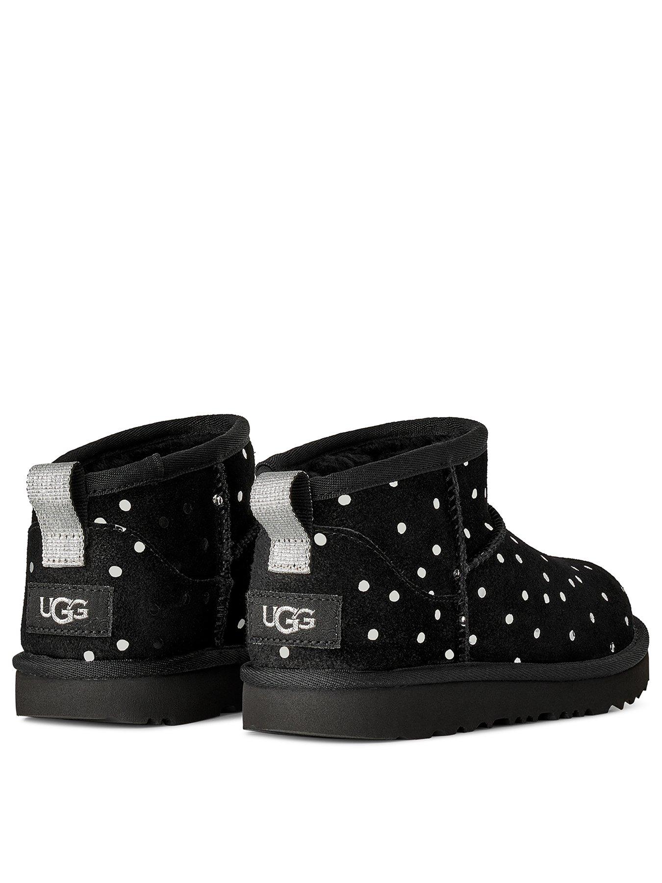 Image 3 of 6 of UGG Junior Classic Ultra Mini Shiny Dots - Black