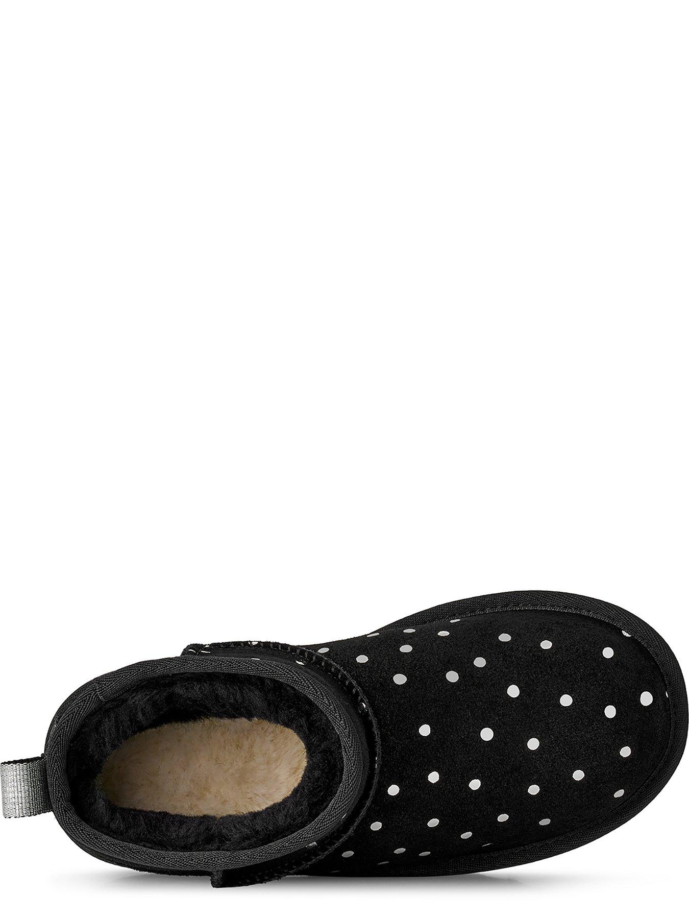 Image 4 of 6 of UGG Junior Classic Ultra Mini Shiny Dots - Black