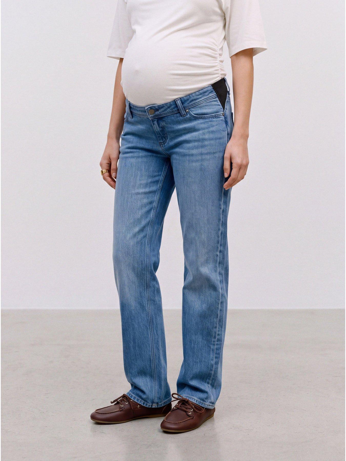 Image 1 of 6 of Mamalicious Mlcuba Mb Elastic Straight Jeans Noos