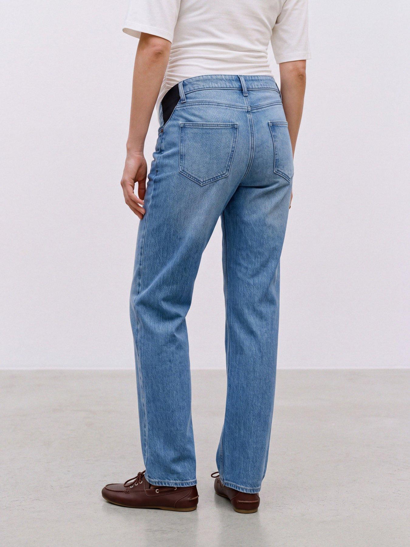 Image 2 of 6 of Mamalicious Mlcuba Mb Elastic Straight Jeans Noos