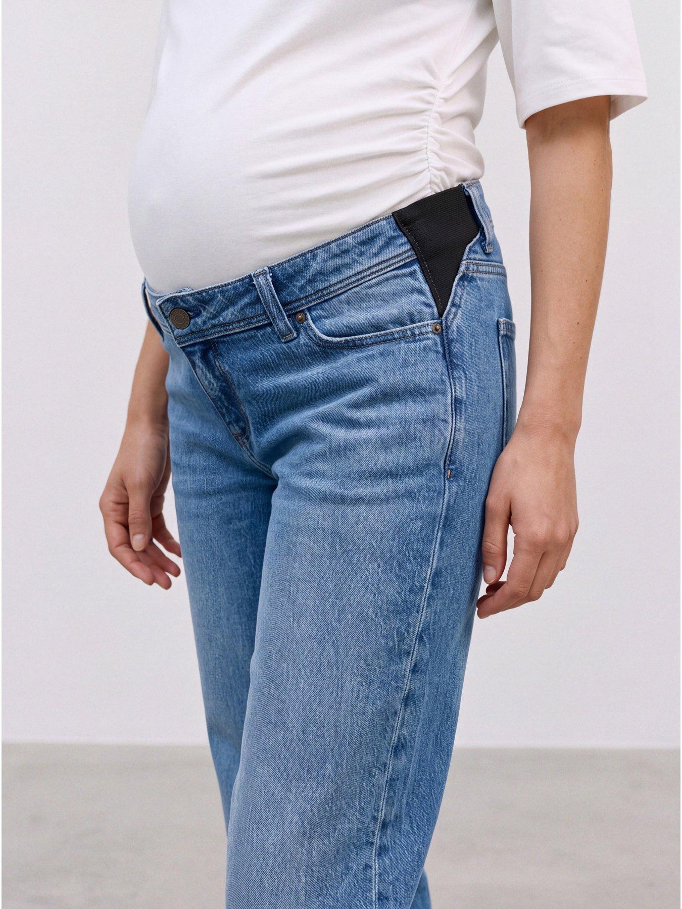 Image 4 of 6 of Mamalicious Mlcuba Mb Elastic Straight Jeans Noos