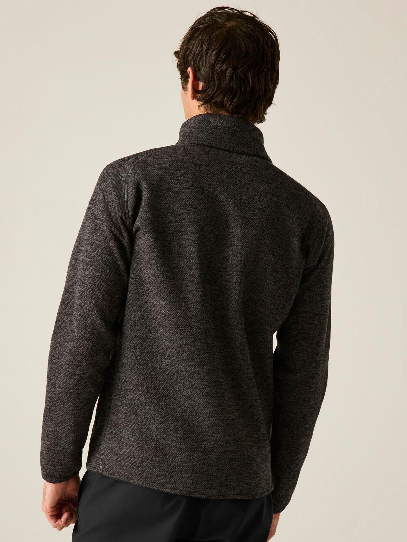 Image 2 of 7 of Regatta Mens Harrow Fleece -black Marl.