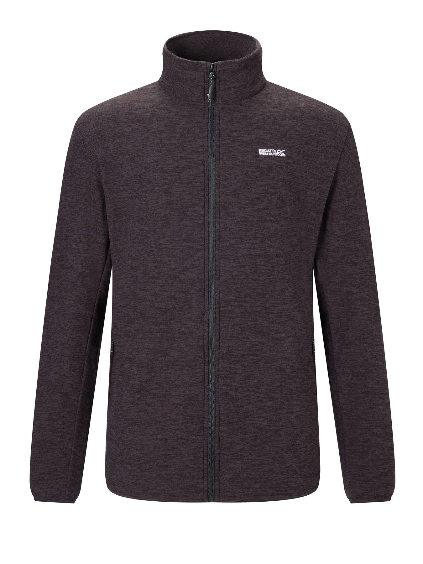 Image 7 of 7 of Regatta Mens Harrow Fleece -black Marl.