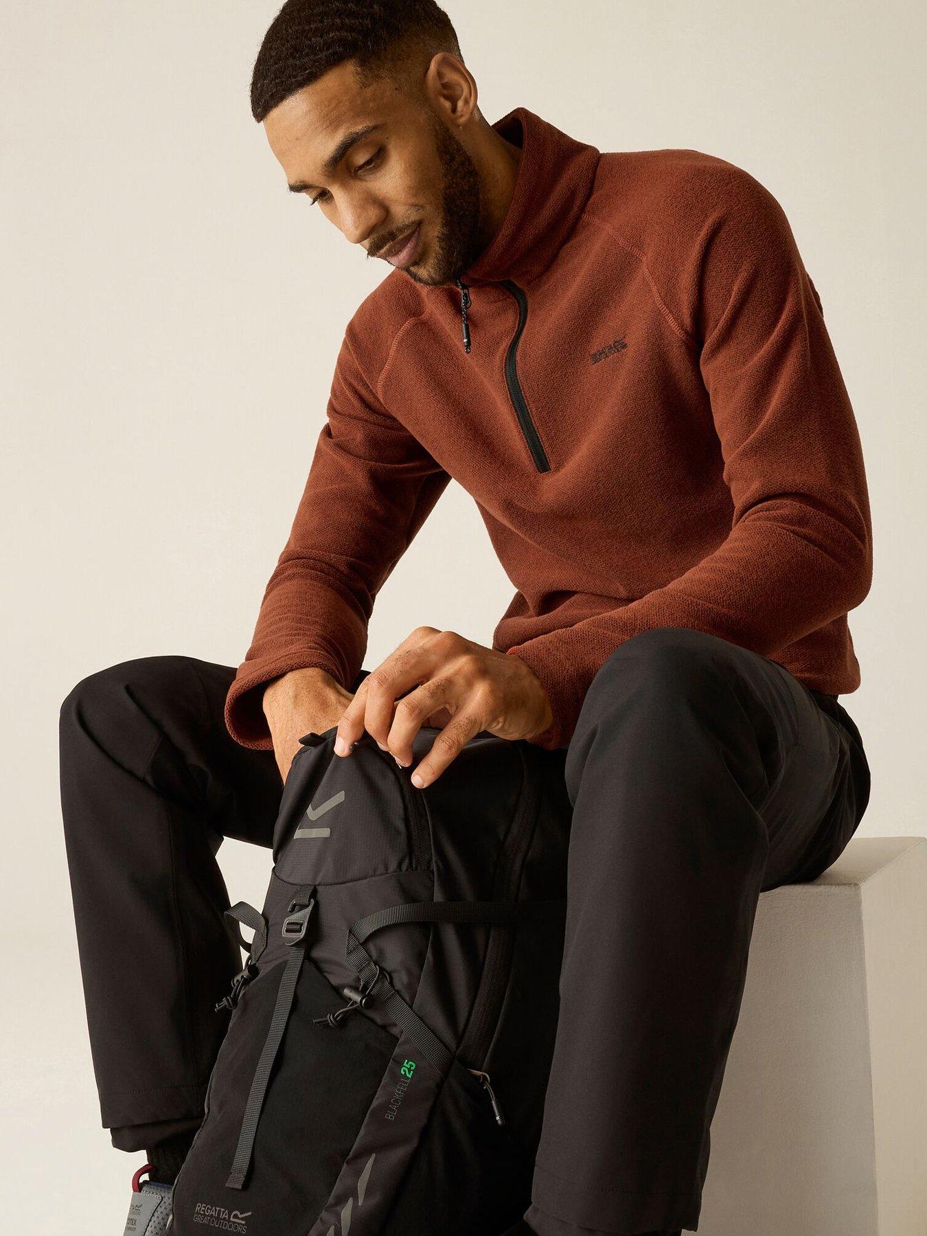 Image 1 of 6 of Regatta Mens Kenger Fleece -burnt Henna
