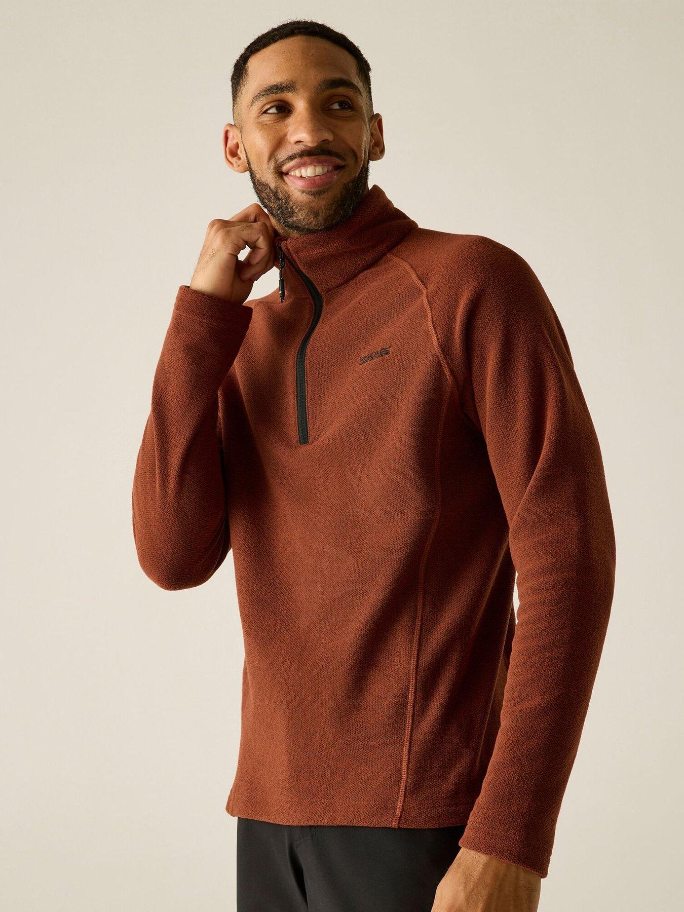 Image 2 of 6 of Regatta Mens Kenger Fleece -burnt Henna