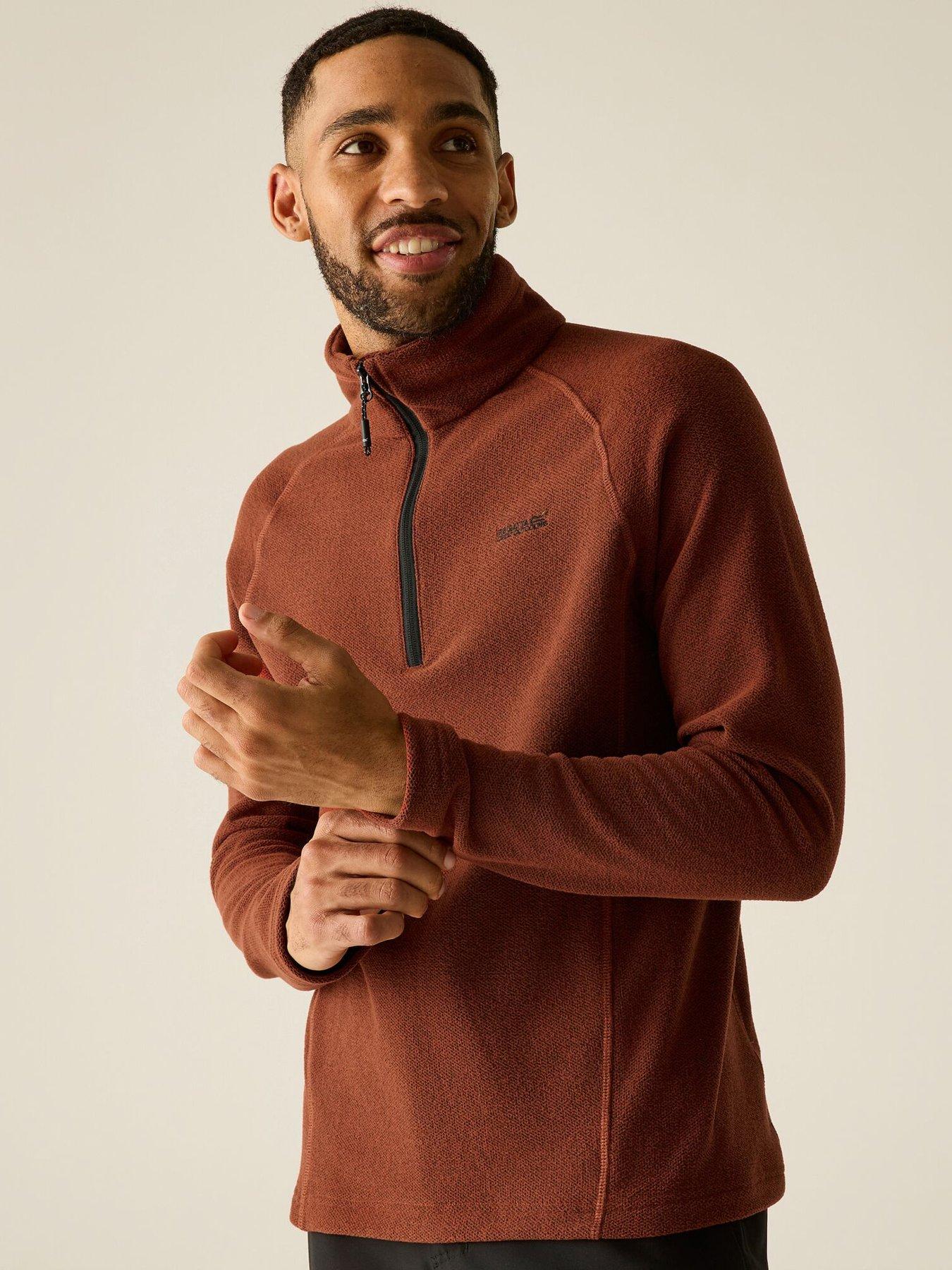 Image 4 of 6 of Regatta Mens Kenger Fleece -burnt Henna