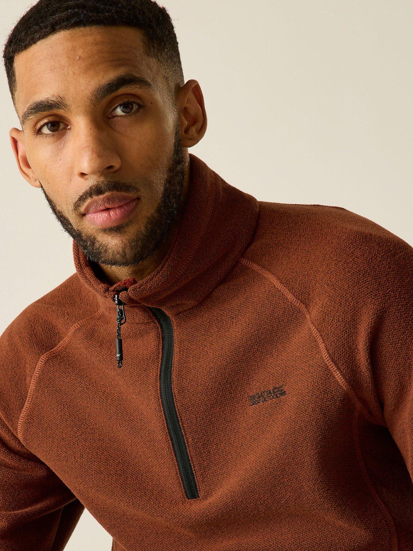 Image 5 of 6 of Regatta Mens Kenger Fleece -burnt Henna