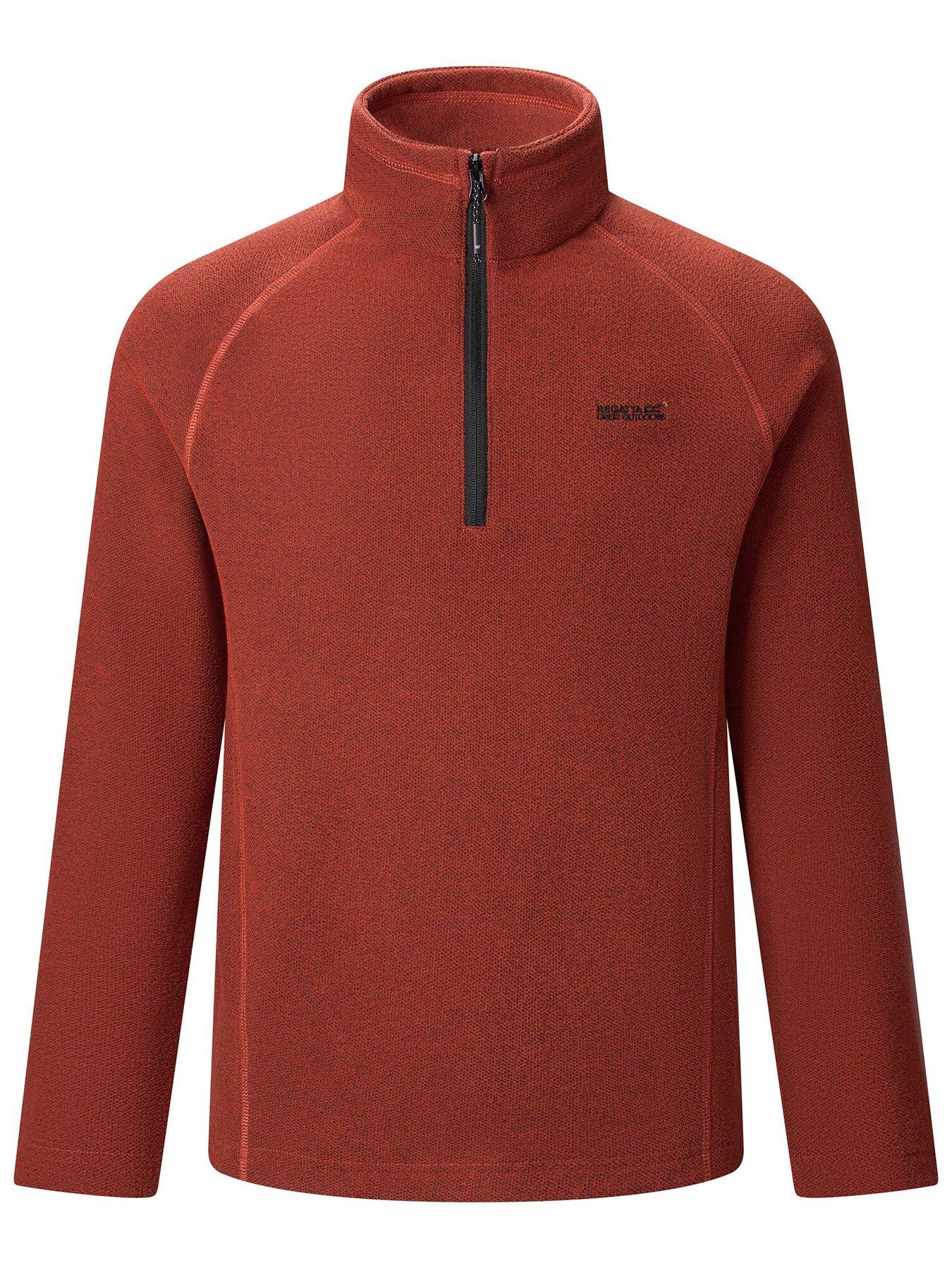 Image 6 of 6 of Regatta Mens Kenger Fleece -burnt Henna