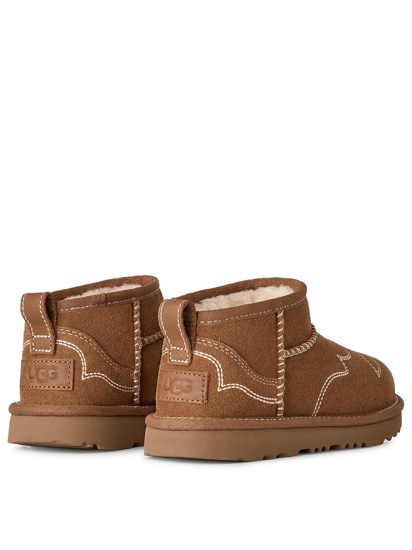 Image 3 of 5 of UGG Junior Classic Ultra Mini Western Boot - Chestnut