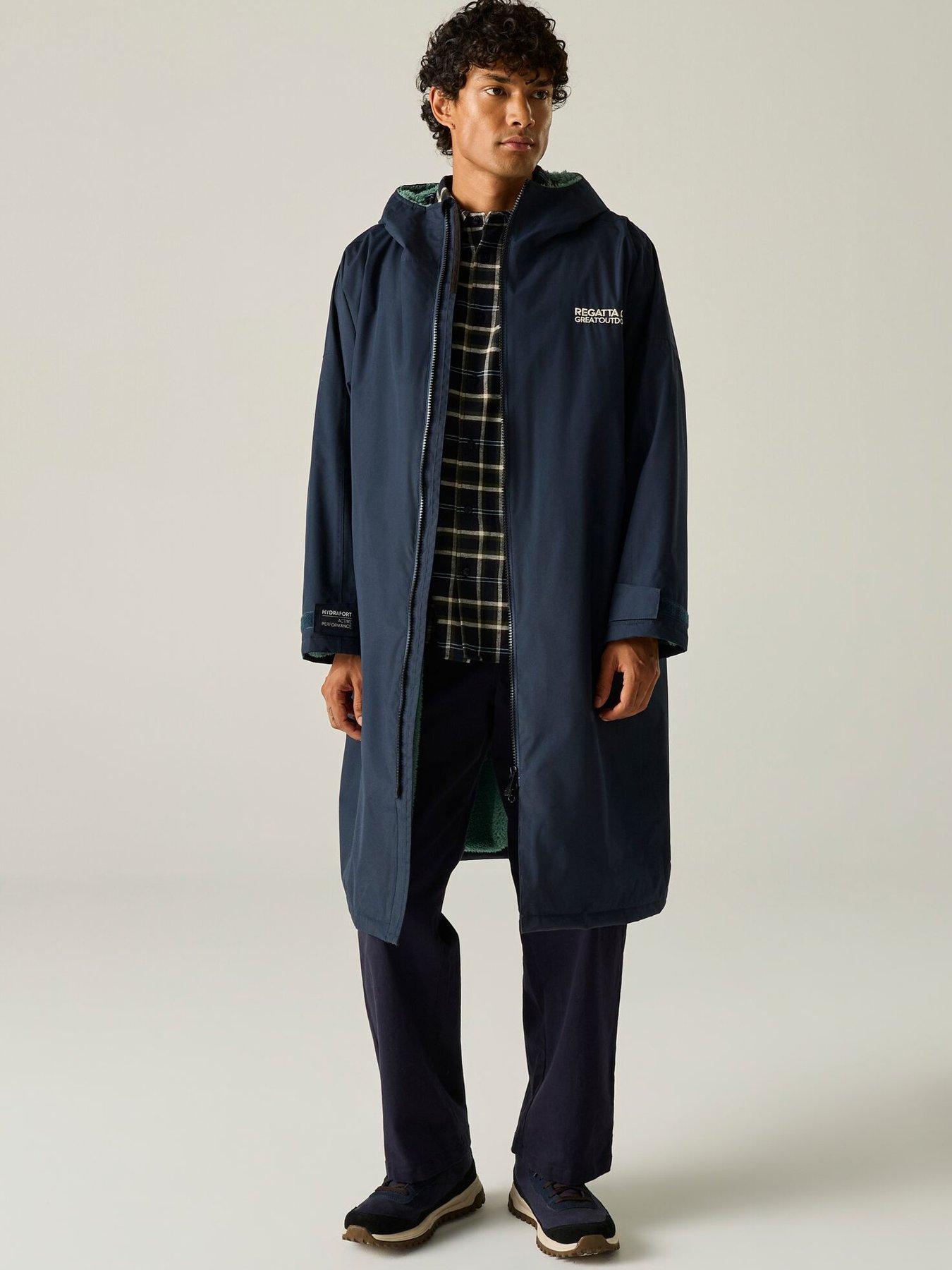 Regatta Adult Waterproof Changing Robe -navy/ivy Moss