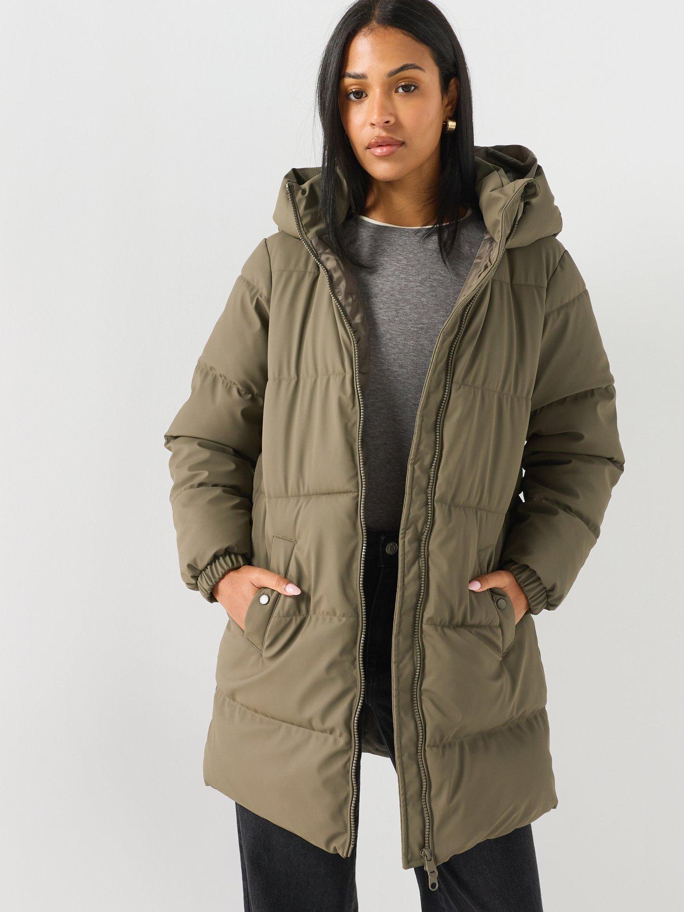 Image 3 of 6 of Vero Moda Vmgretafie 3/4 Coated Jacket Noos