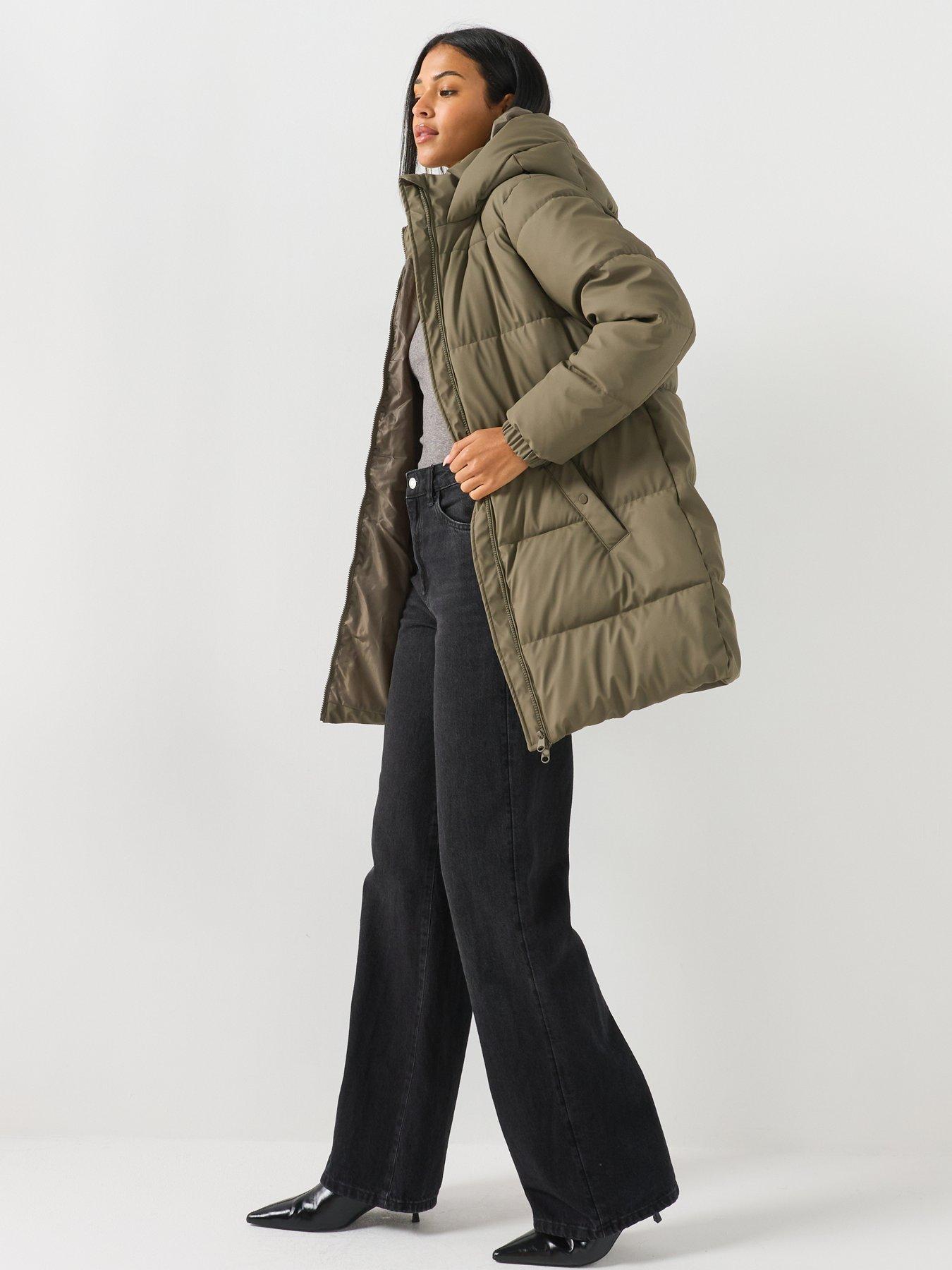 Image 4 of 6 of Vero Moda Vmgretafie 3/4 Coated Jacket Noos