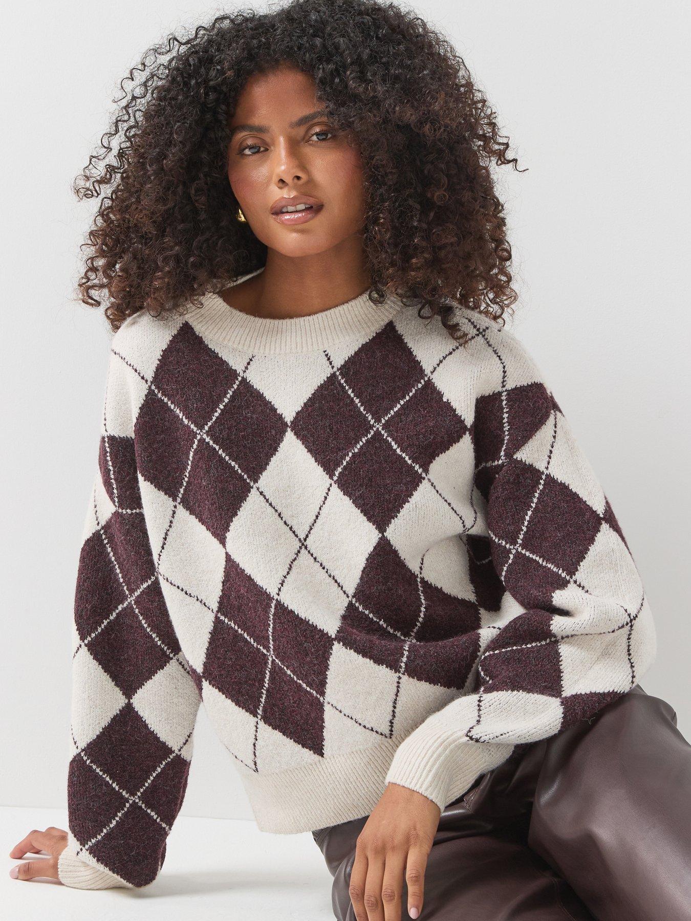 Image 1 of 5 of Vero Moda Vmdoffy Jaquard Ls O-nck Pullover Noos