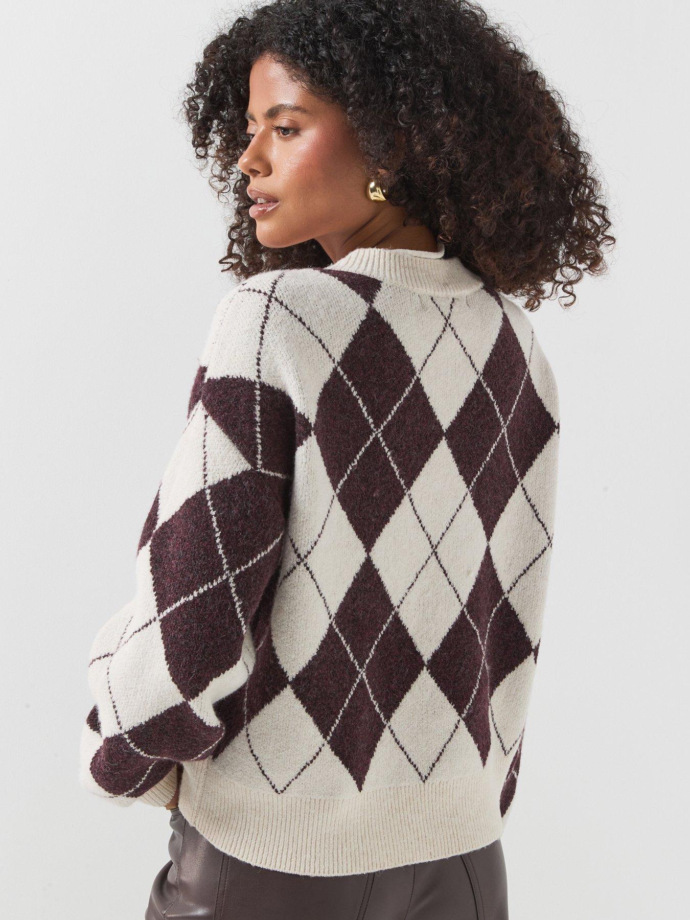 Image 2 of 5 of Vero Moda Vmdoffy Jaquard Ls O-nck Pullover Noos