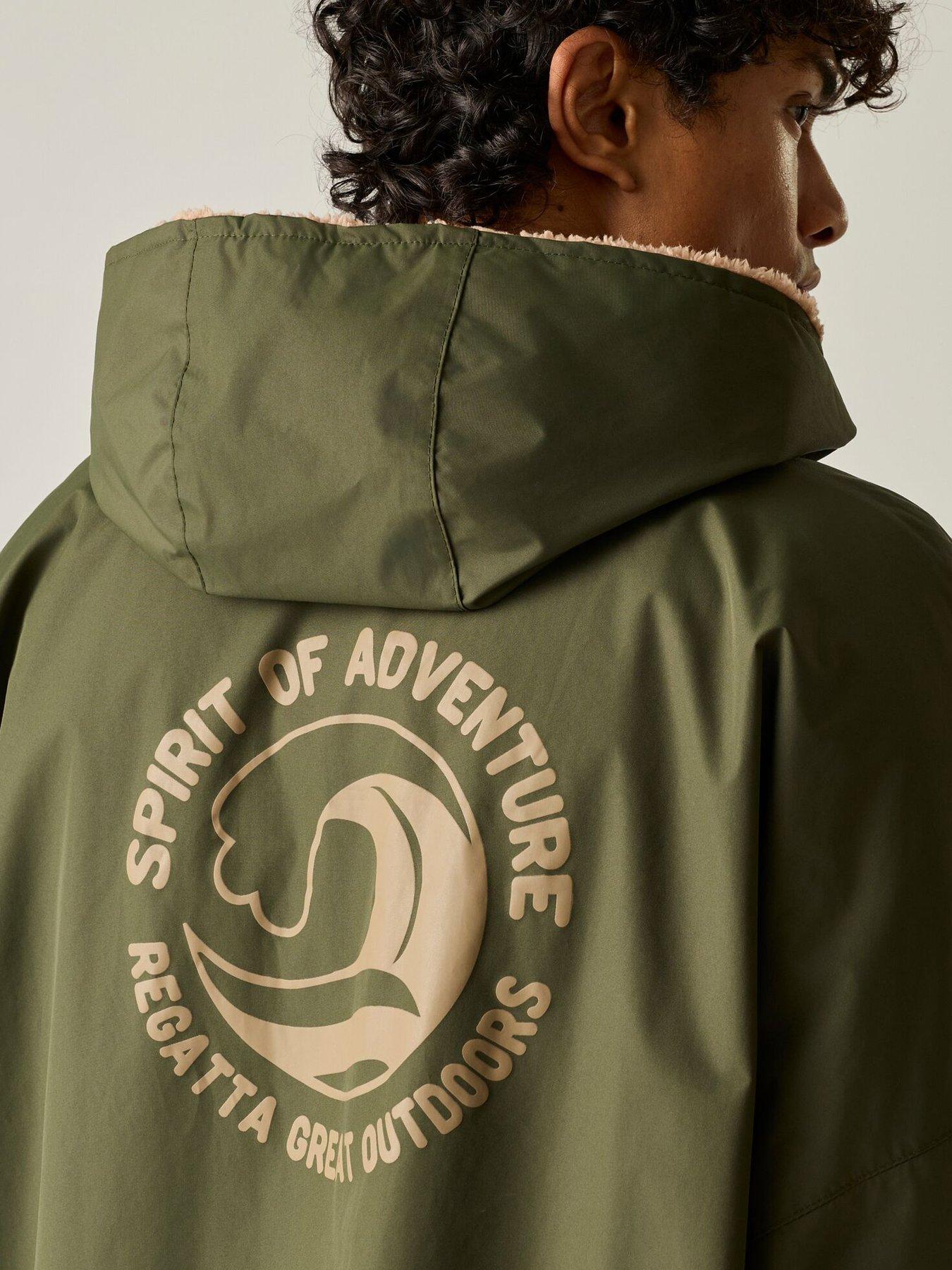 Image 5 of 7 of Regatta Adult Waterproof Changing Robe -dark Khaki