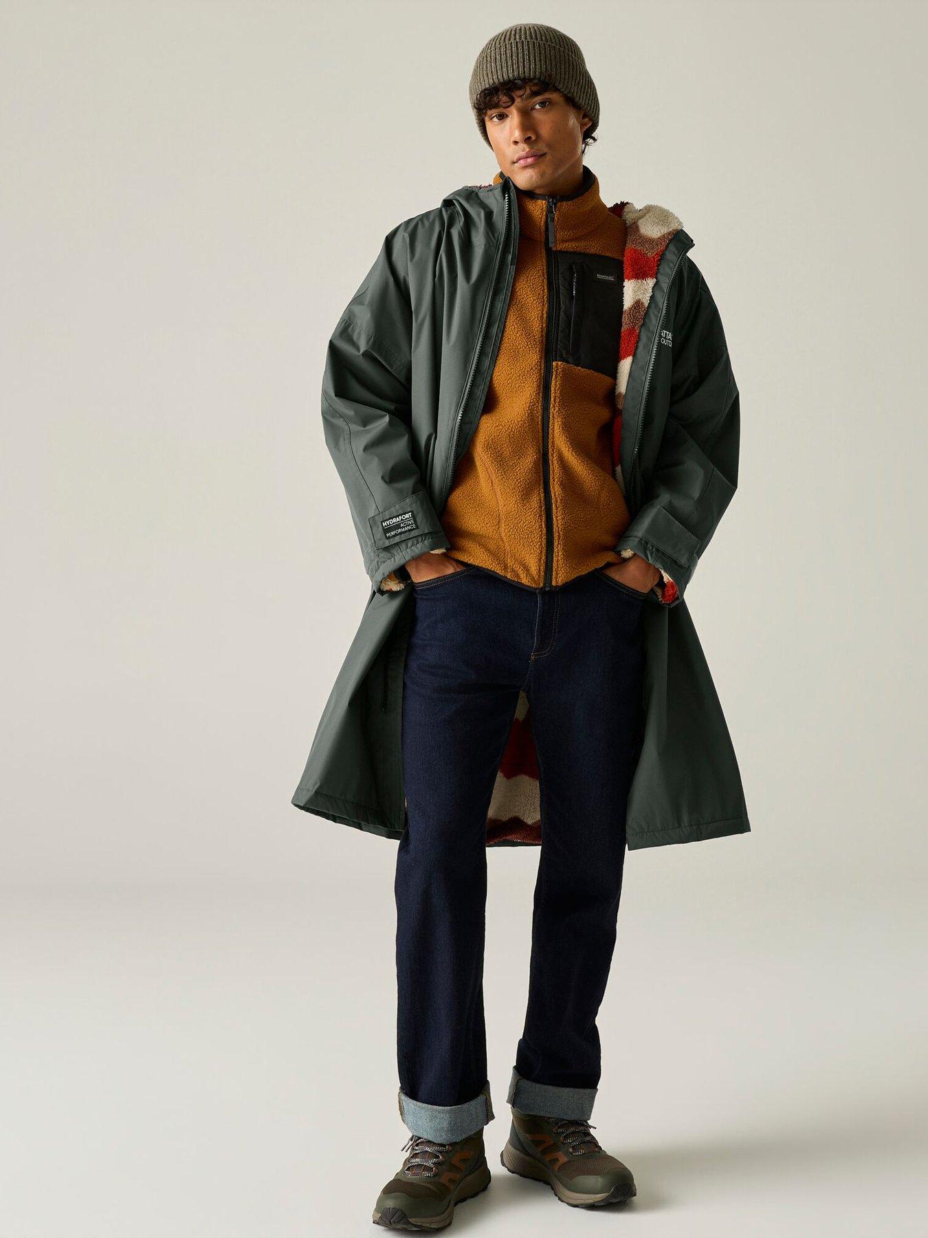 Regatta Adult Waterproof Changing Robe -iron(abstract Mountain)