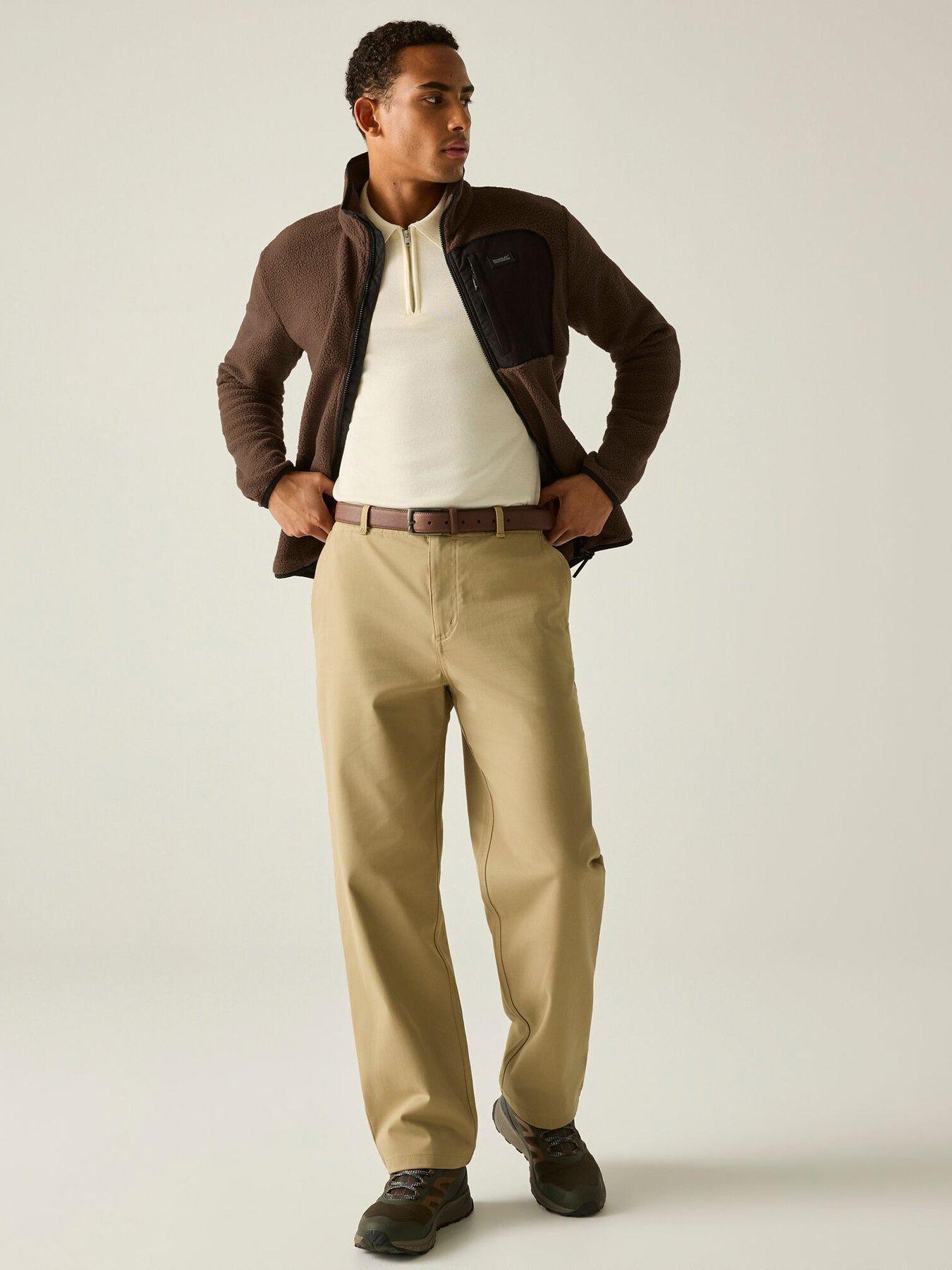 Image 3 of 6 of Regatta Mens Frankie Borg Fleece -ground Coffee/black