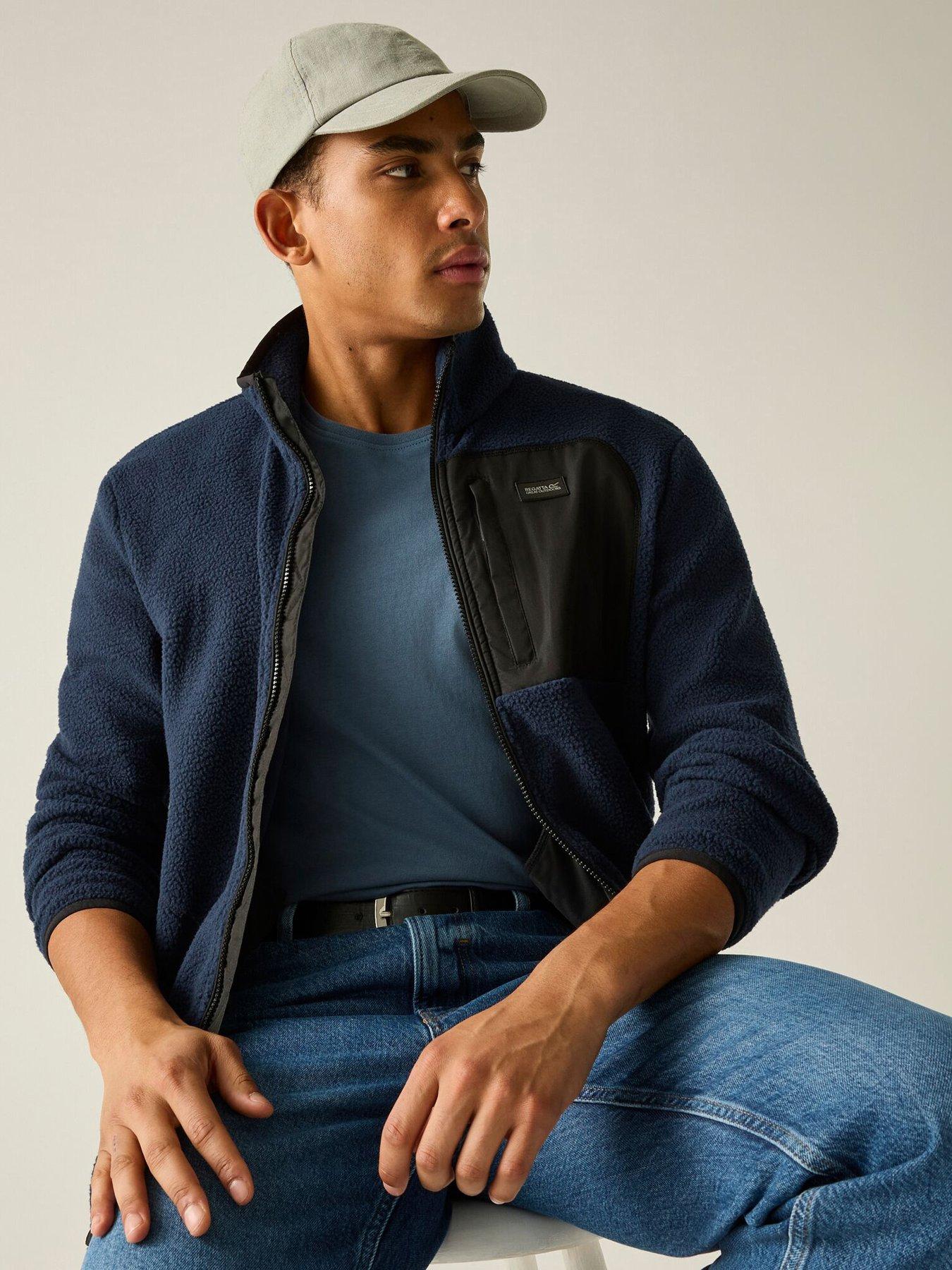 Image 1 of 7 of Regatta Mens Frankie Borg Fleece -navy/black