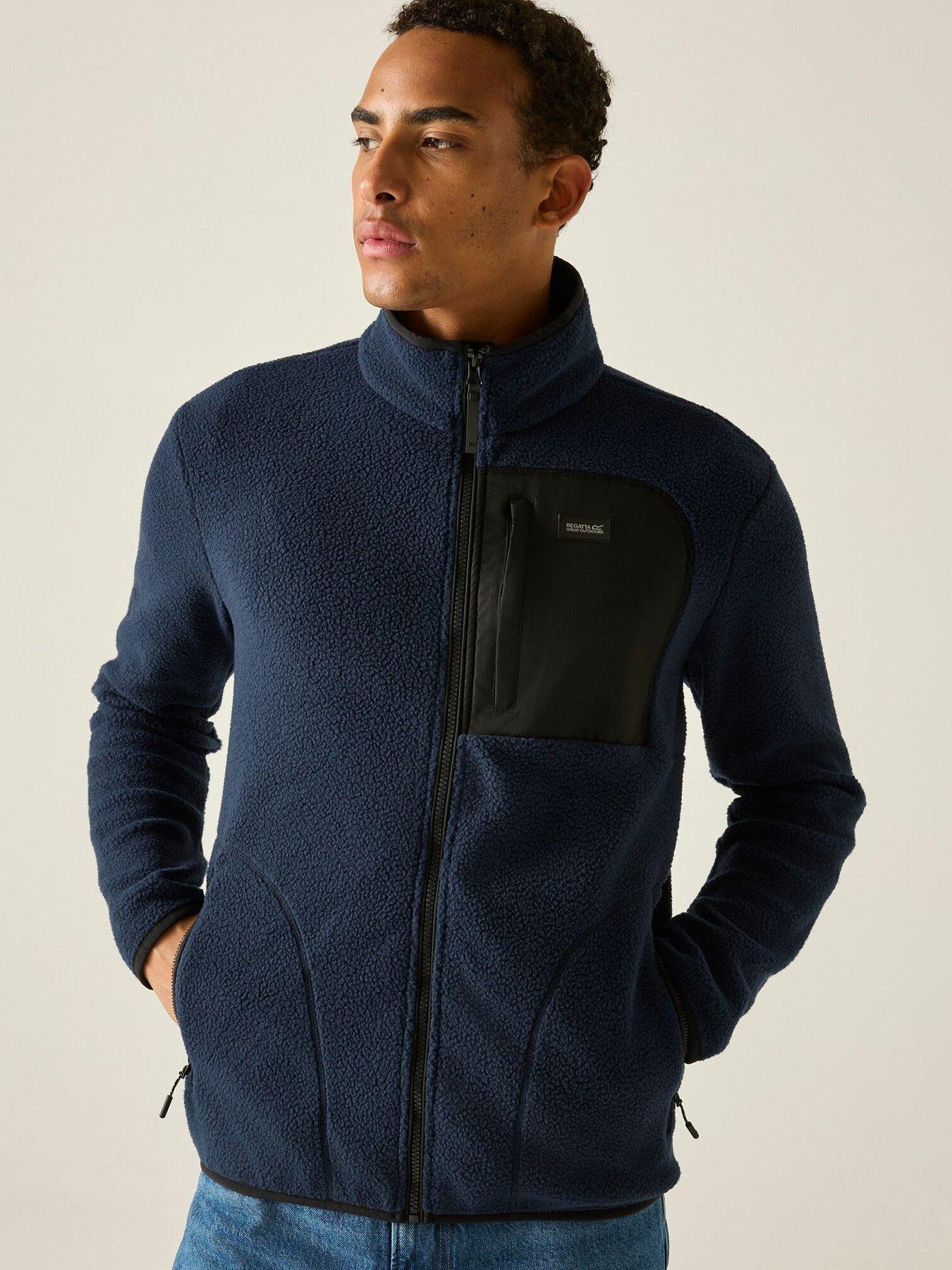 Image 2 of 7 of Regatta Mens Frankie Borg Fleece -navy/black
