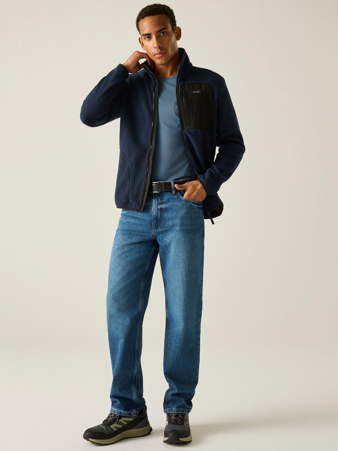 Image 4 of 7 of Regatta Mens Frankie Borg Fleece -navy/black