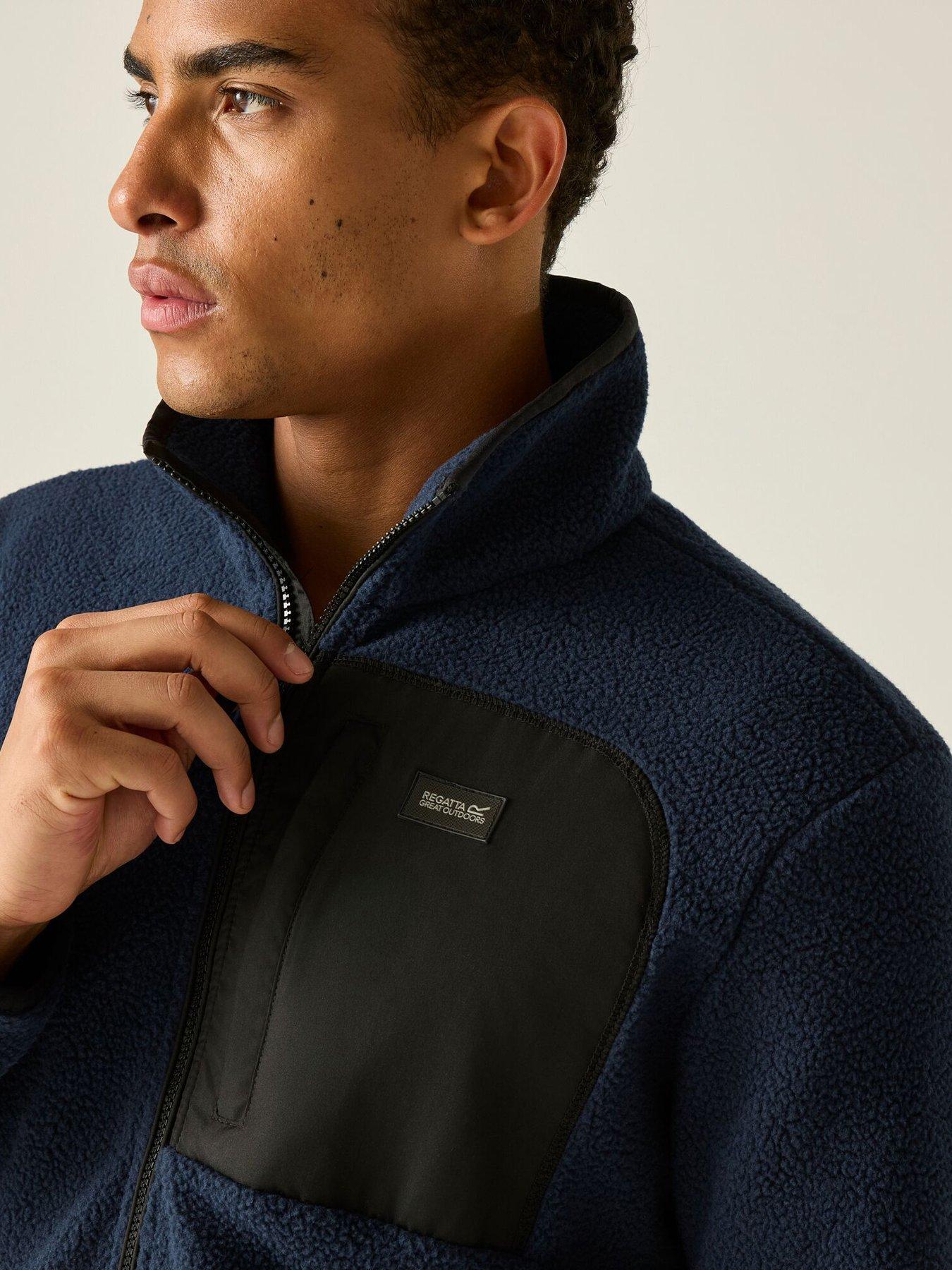Image 5 of 7 of Regatta Mens Frankie Borg Fleece -navy/black