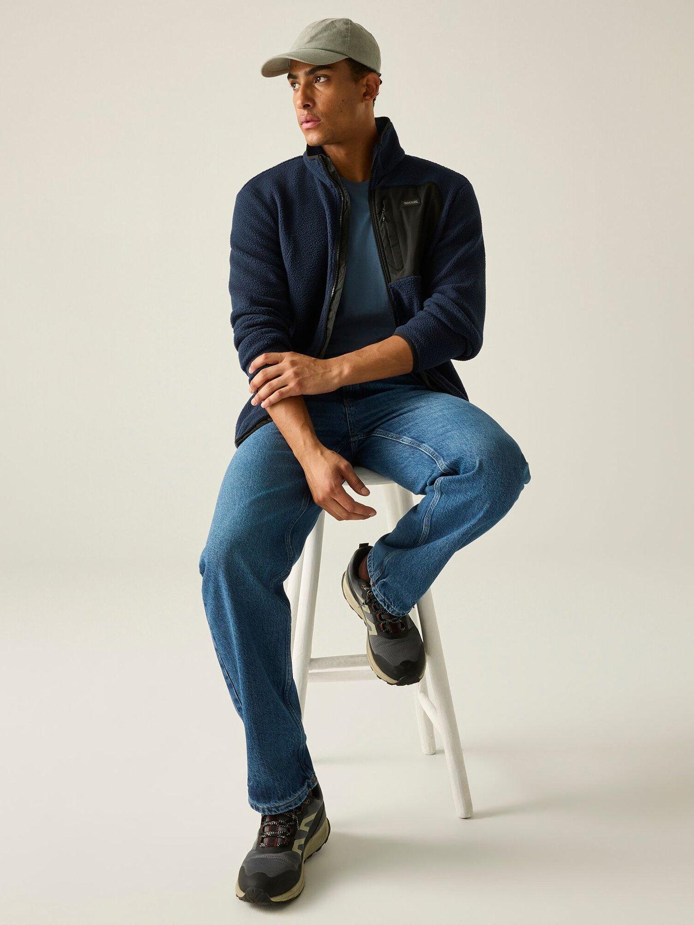 Image 6 of 7 of Regatta Mens Frankie Borg Fleece -navy/black