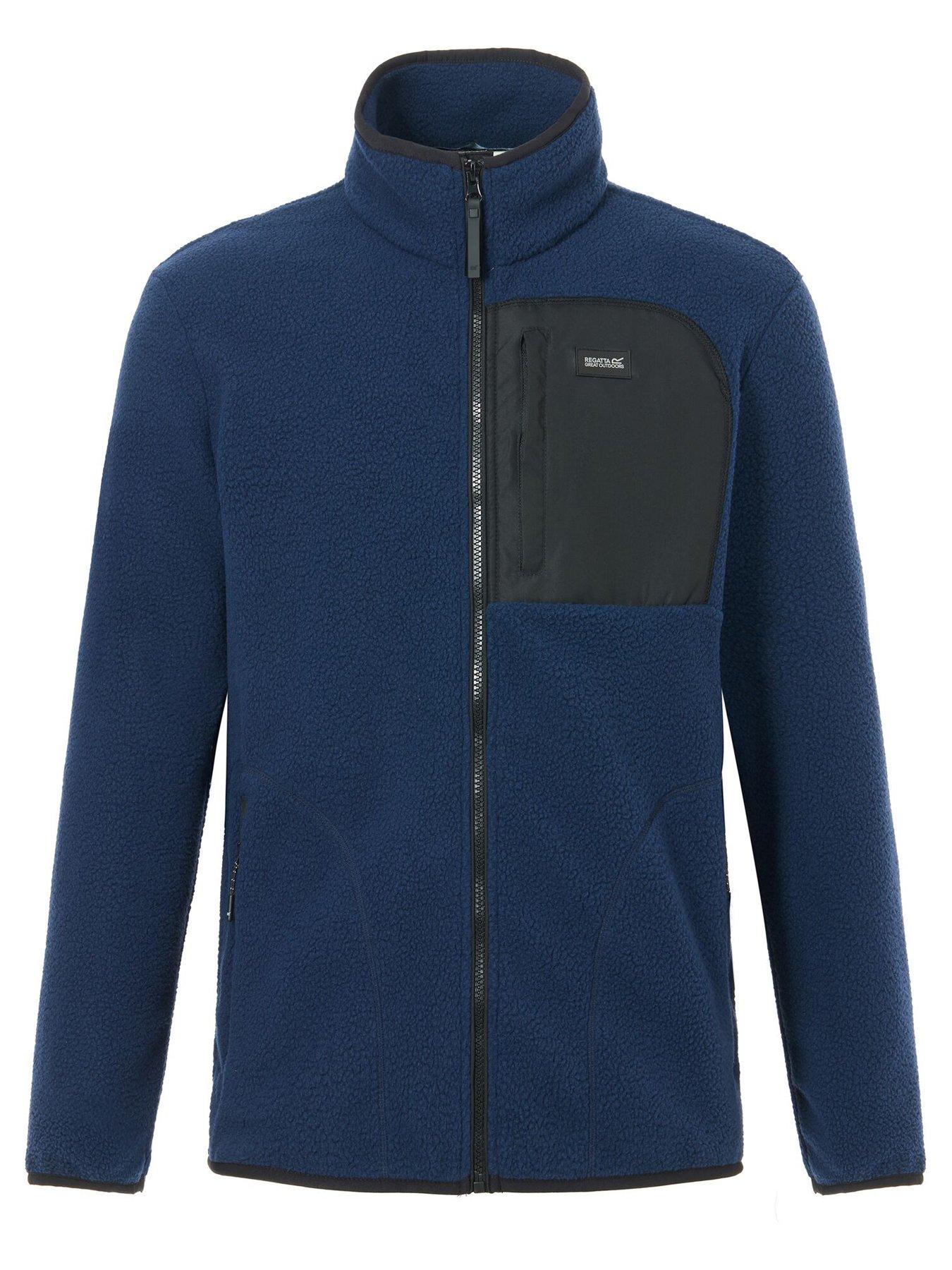 Image 7 of 7 of Regatta Mens Frankie Borg Fleece -navy/black