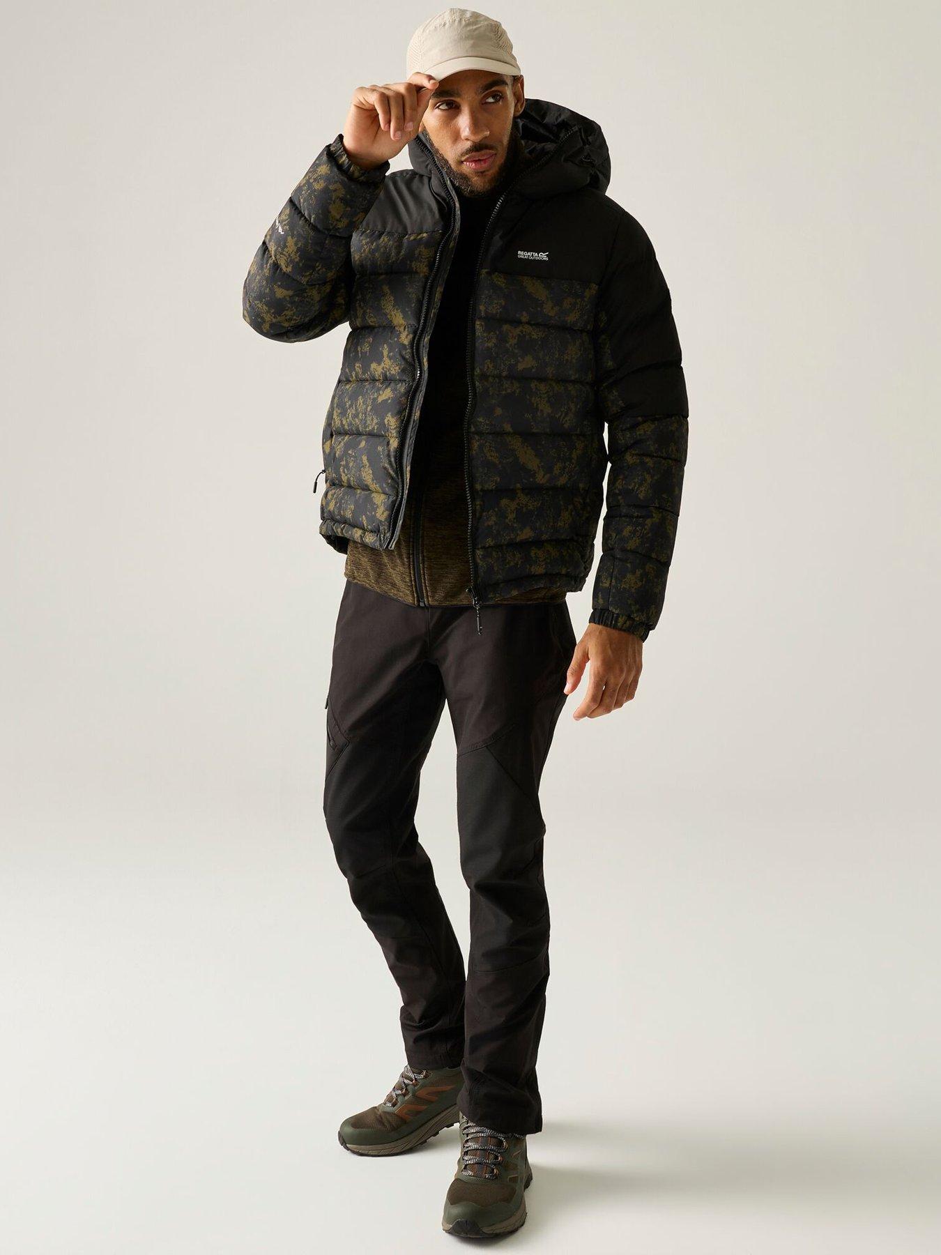 Image 3 of 7 of Regatta Mens Aldthorn Water-Repellent Hooded Padded Jacket - Black