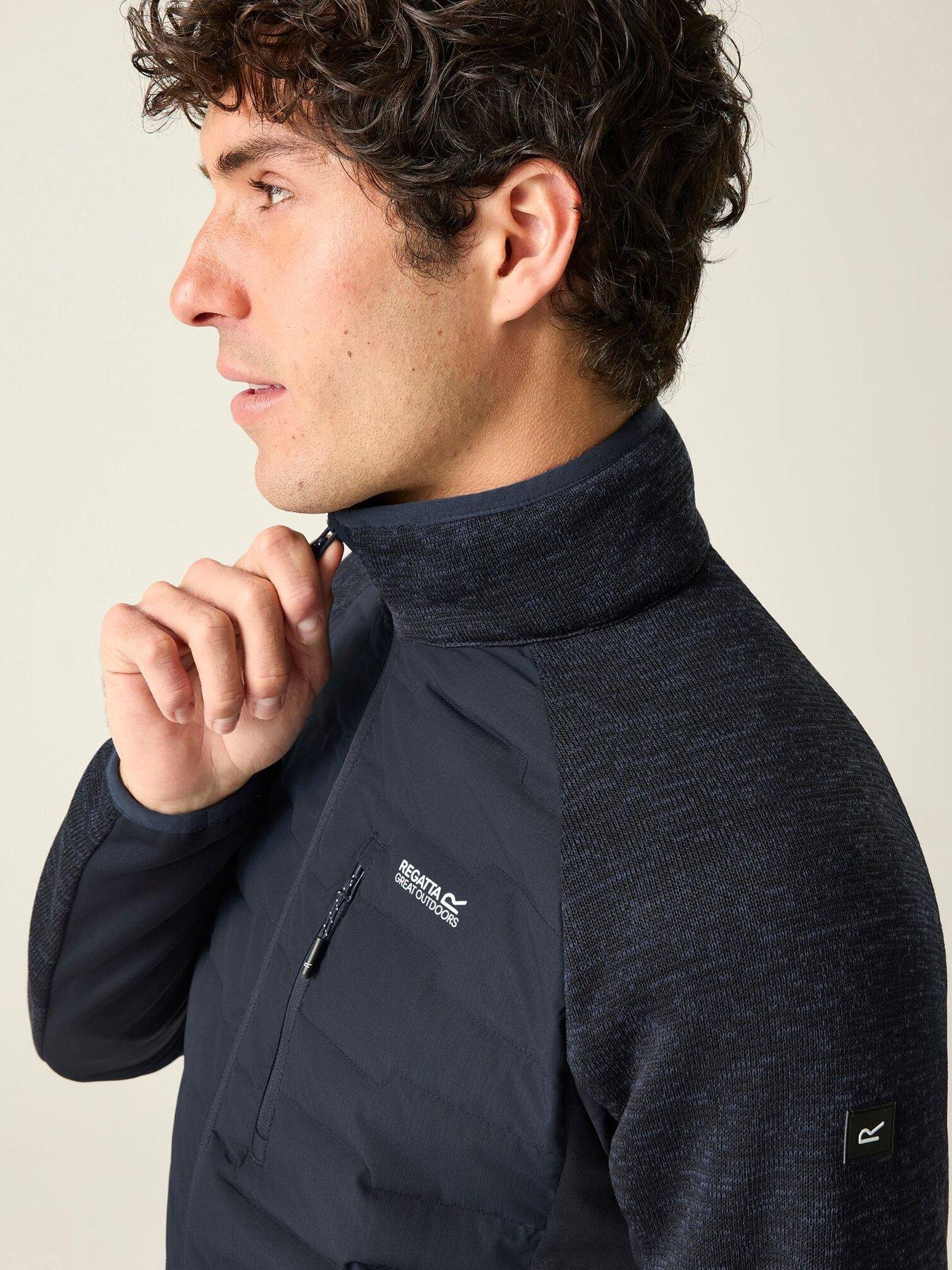 Image 2 of 7 of Regatta Mens Cyrus Hybrid Baffled/quilted -navy (dusky Blue).