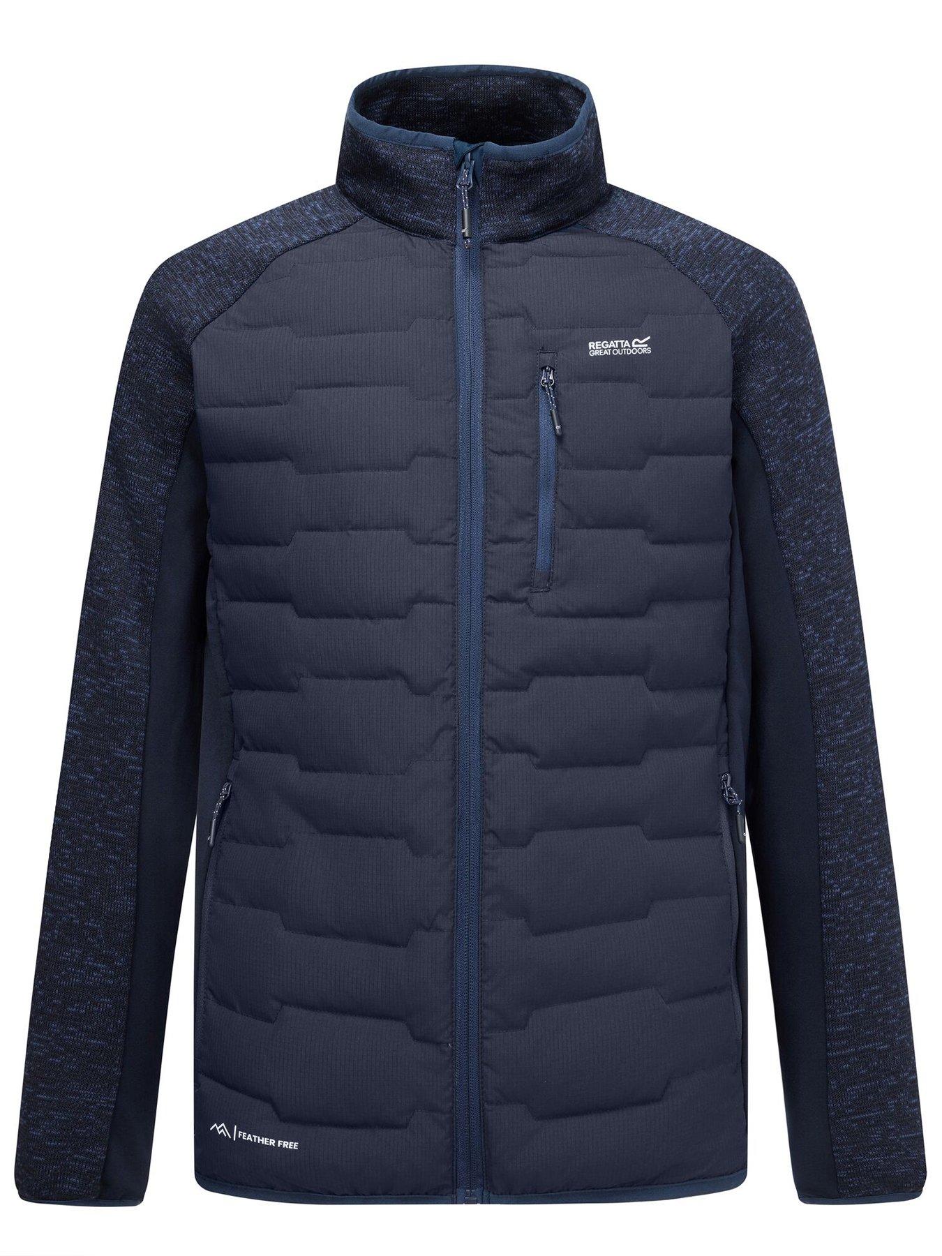 Image 7 of 7 of Regatta Mens Cyrus Hybrid Baffled/quilted -navy (dusky Blue).