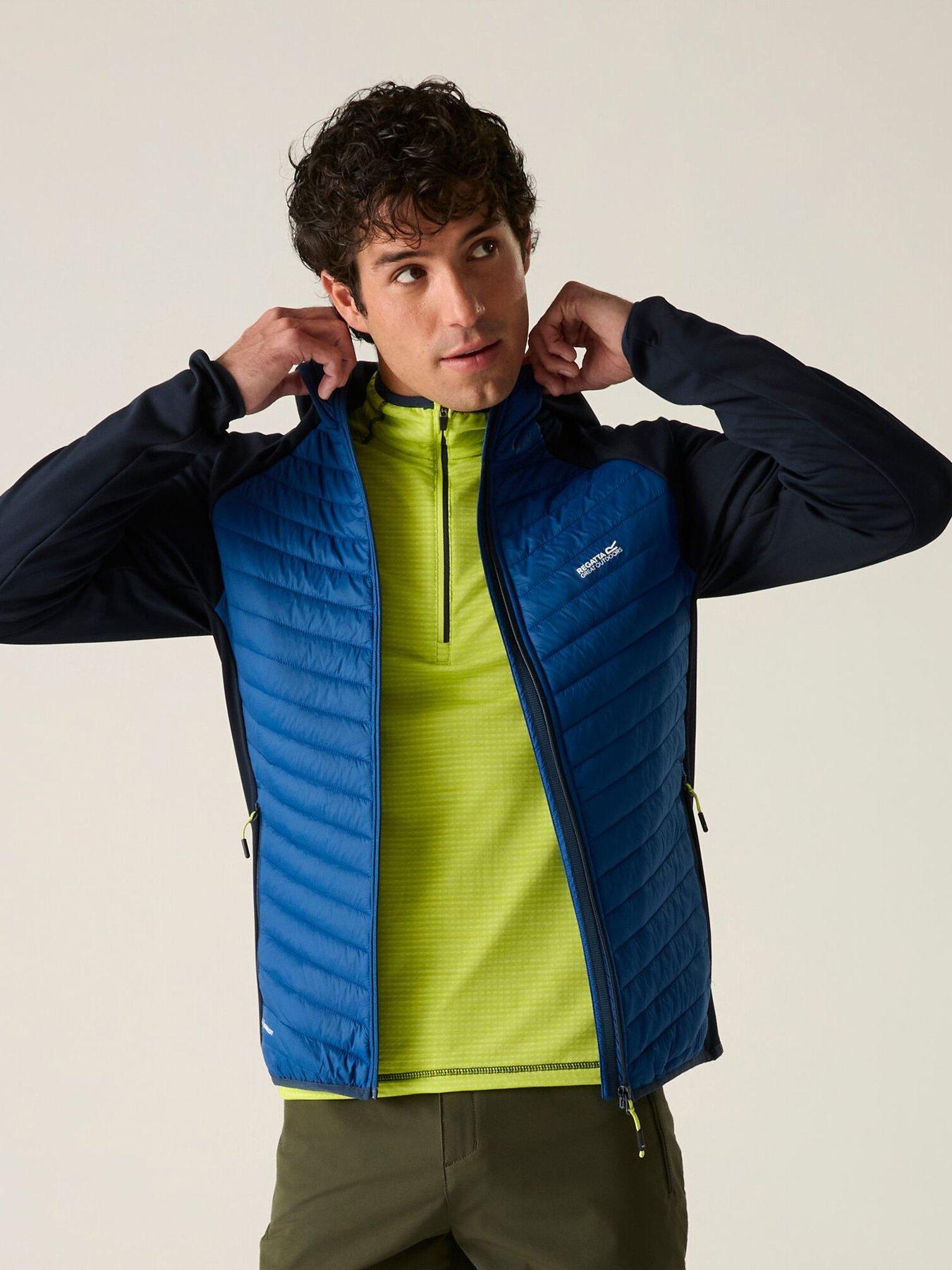 Image 1 of 7 of Regatta Mens Andreson Hybrid Baffled/quilted -aviator Blue/navy