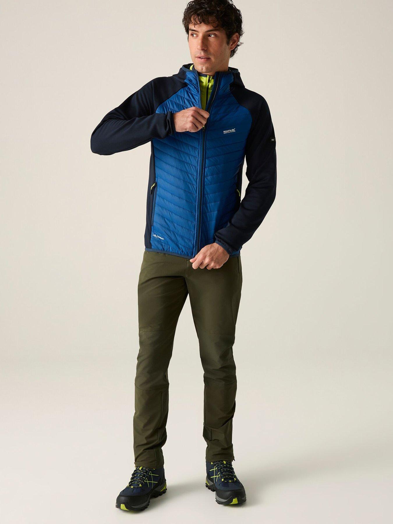 Image 2 of 7 of Regatta Mens Andreson Hybrid Baffled/quilted -aviator Blue/navy