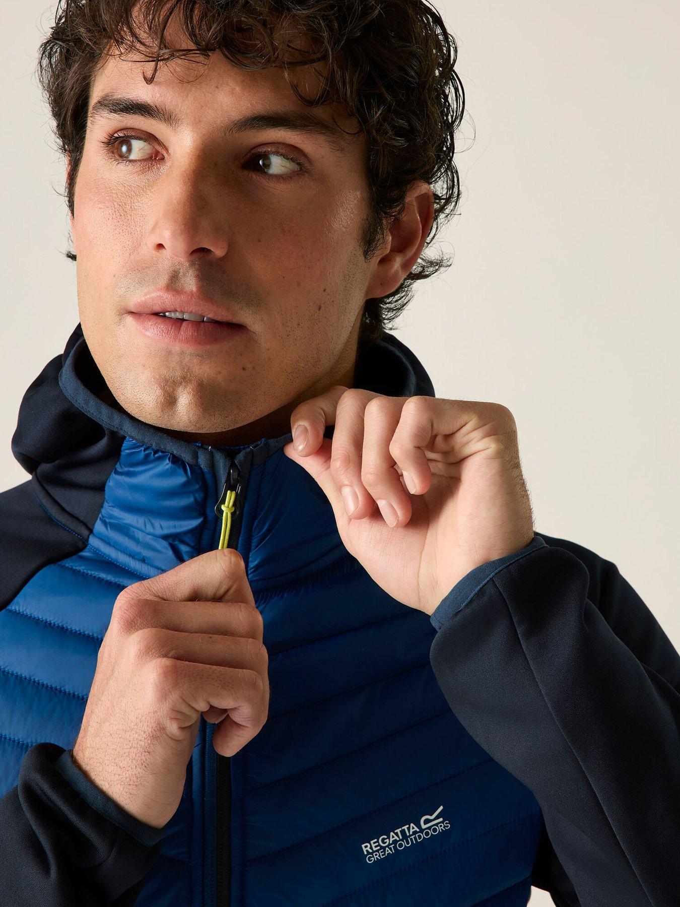 Image 4 of 7 of Regatta Mens Andreson Hybrid Baffled/quilted -aviator Blue/navy
