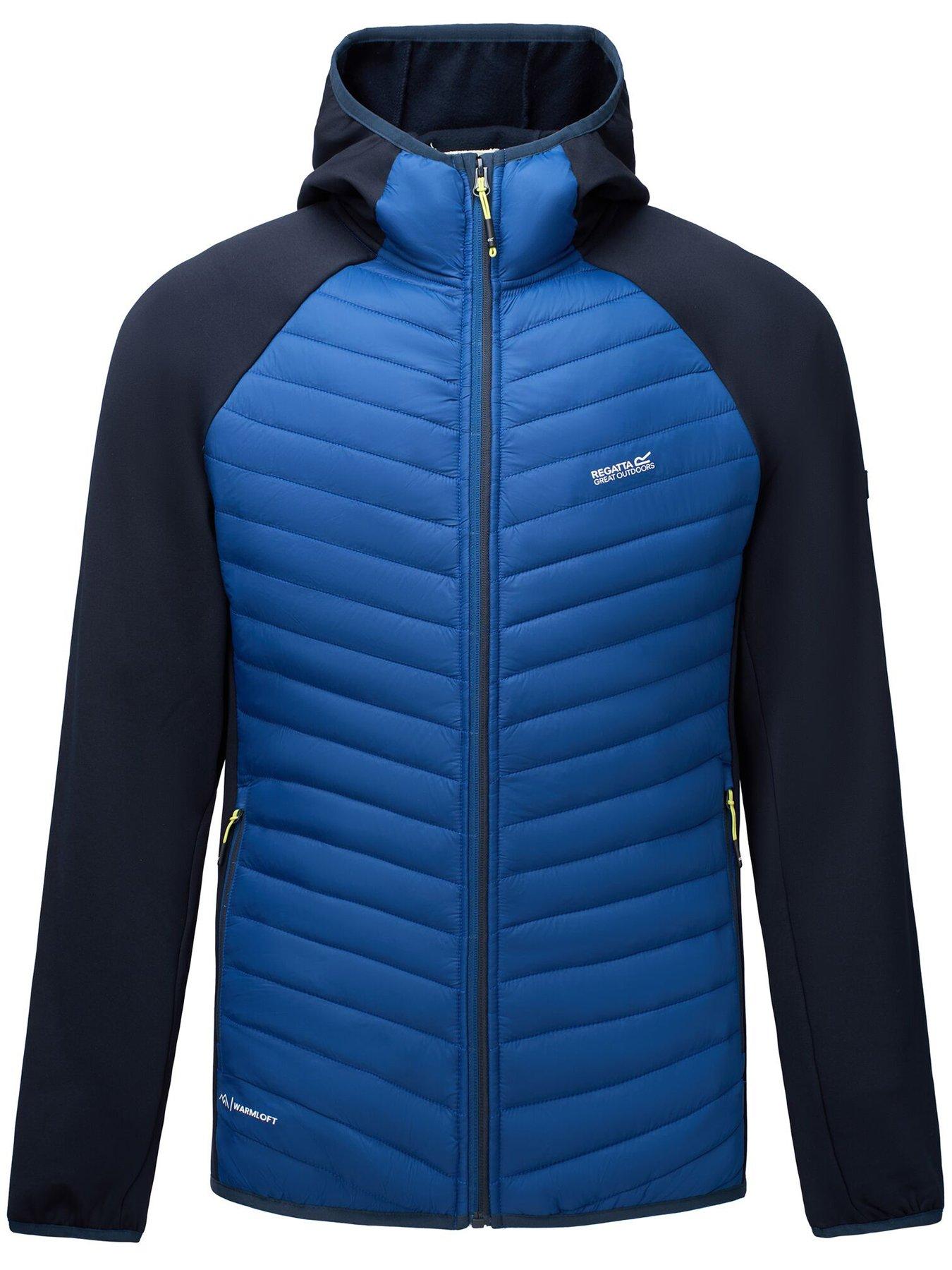 Image 7 of 7 of Regatta Mens Andreson Hybrid Baffled/quilted -aviator Blue/navy