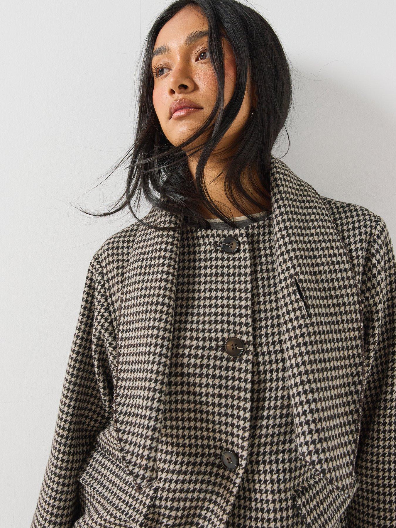 Image 4 of 6 of Only Womens Onladelina Scarf Jacket - Brown