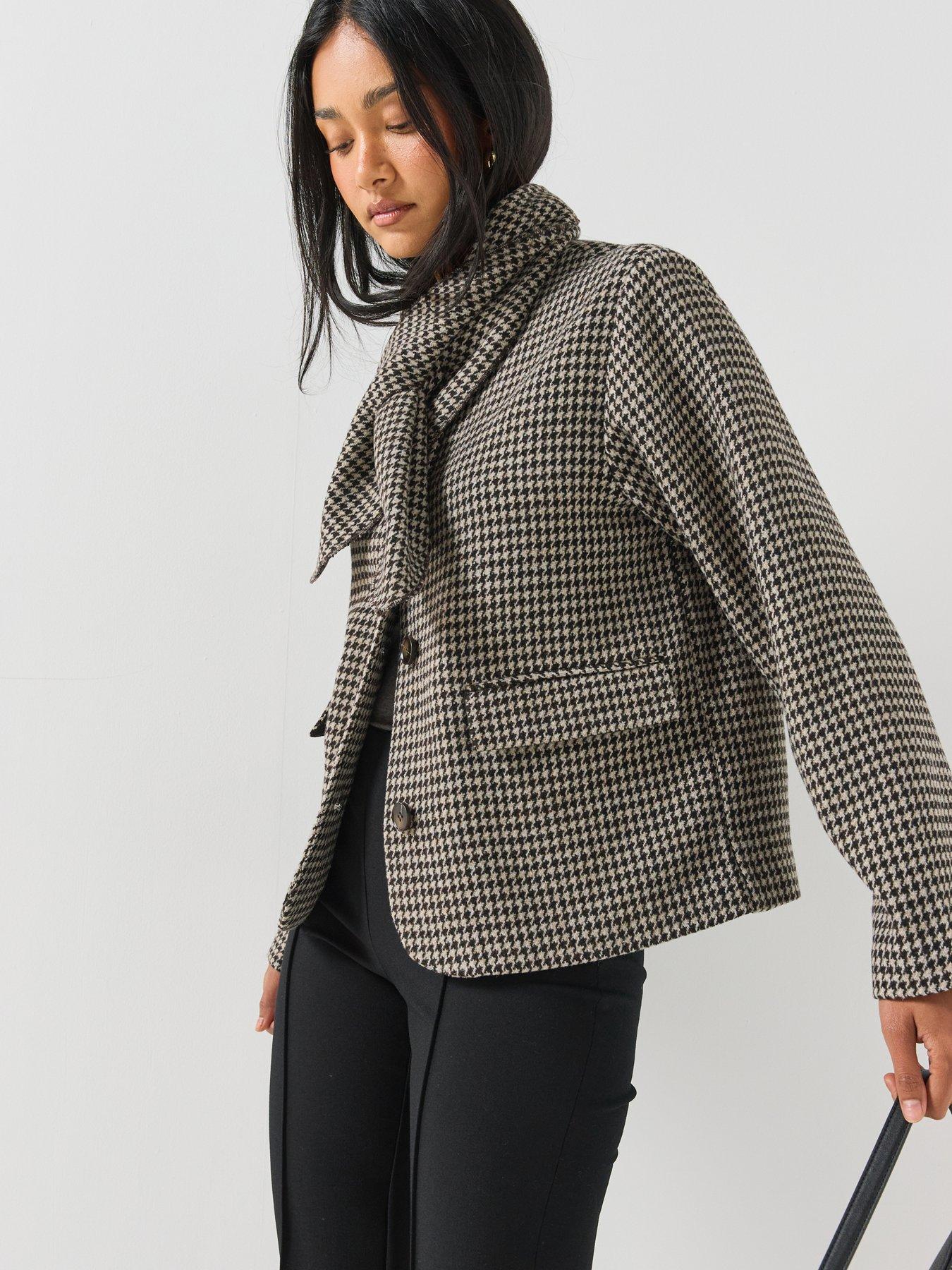 Image 6 of 6 of Only Womens Onladelina Scarf Jacket - Brown